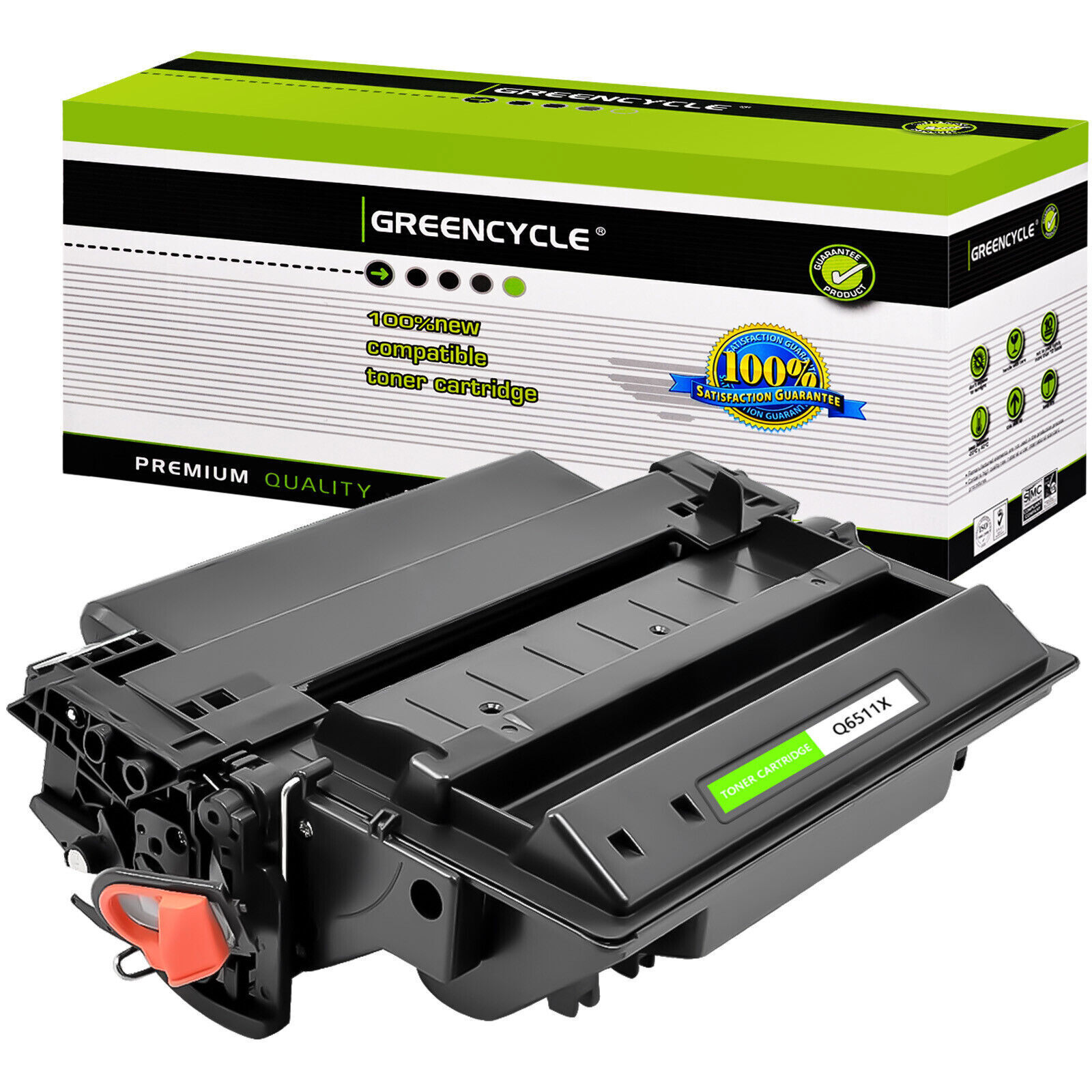 1PK greencycle High Yield Compatible Toner Cartridge for HP 11X Q6511X 2430 2420