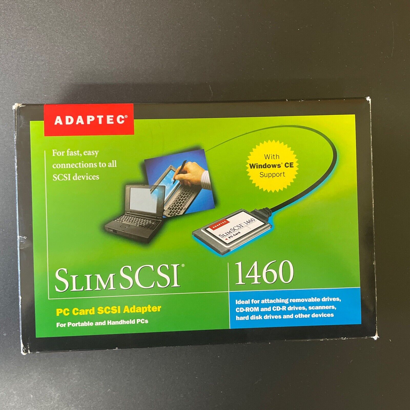ADAPTIC SLIMSCSI CARD ADAPTER #1460D KIT  LAPTOP PC SCSI NEW OPEN BOX