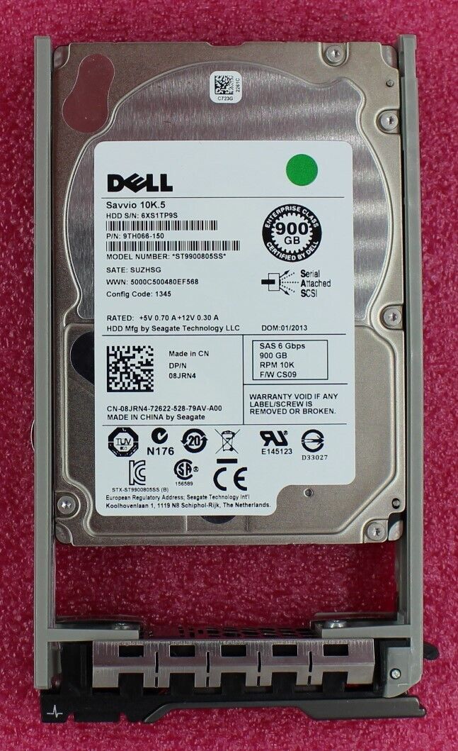 8JRN4 - Dell 900Gb 2.5 inch SAS 10K 6Gbps Hard Disk Drive