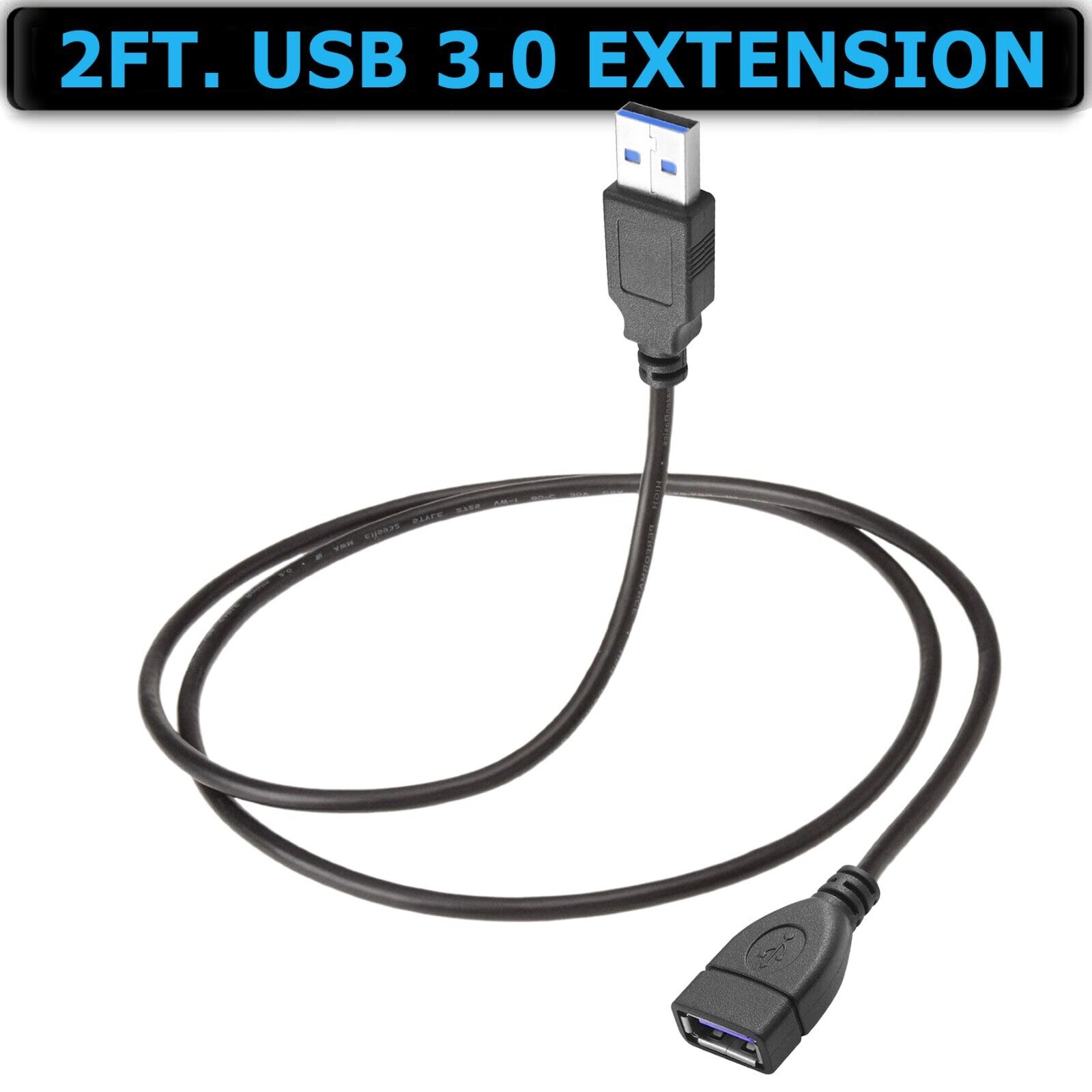 USB 3.0 Extension Extender Cable Cord Type A Male to A Female 3-15FT HIGH SPEED