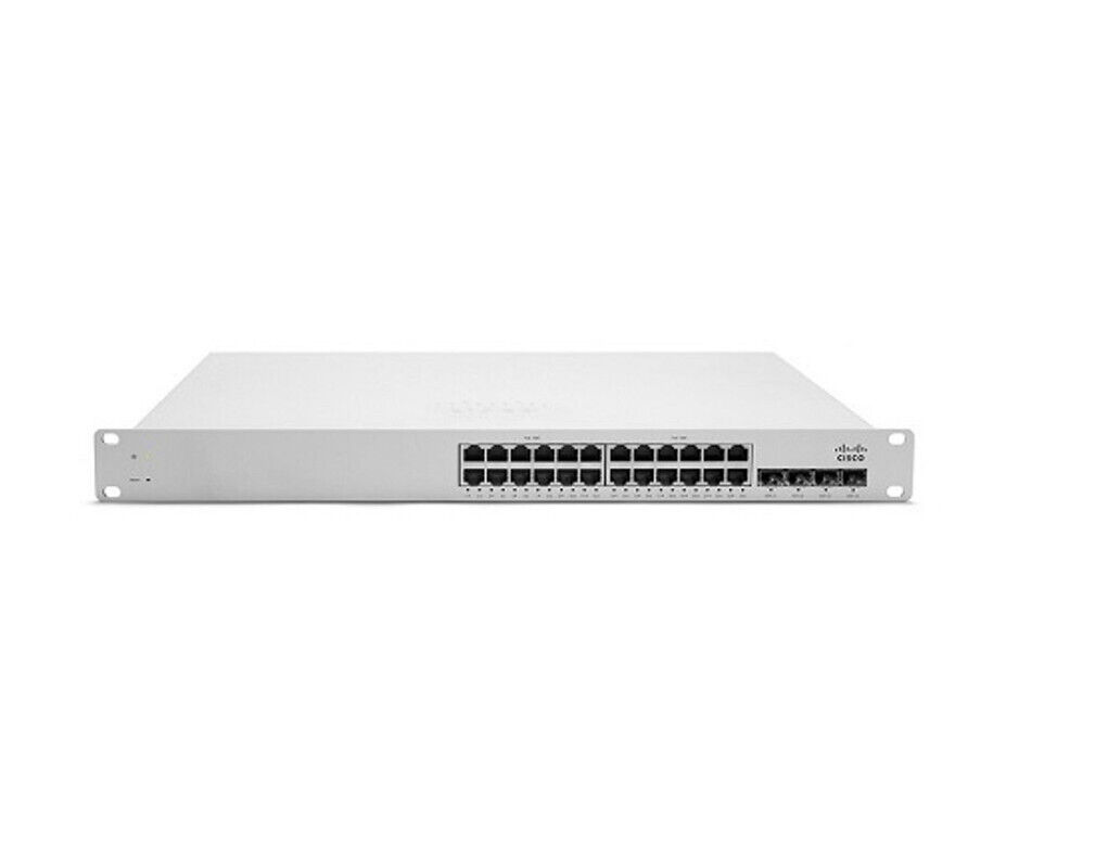 Cisco MS320-24P-HW Unclaimed L3 Cloud Managed 24P GigE PoE Switch 1Year Warranty
