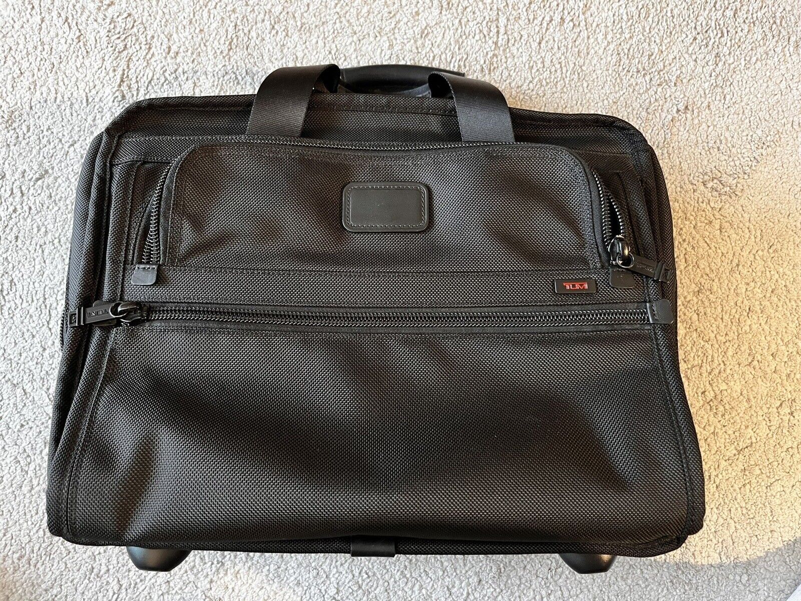 TUMI Wheeled Alpha Ballistic Briefcase Laptop 26102DH Nylon Retail $895