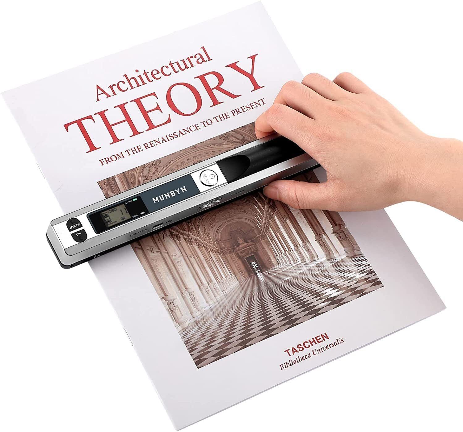 Portable Scanner, Photo Scanner for A4 Documents Pictures Pages Texts in 900 ...