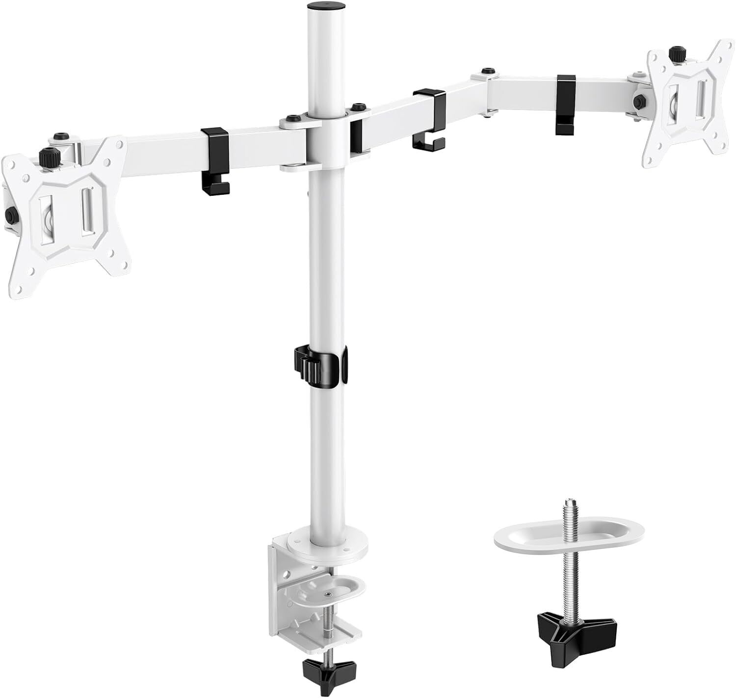 ErGear Dual Monitor Mount for Desk Fully Adjustable Dual Monitor Arm Fits 2 C...