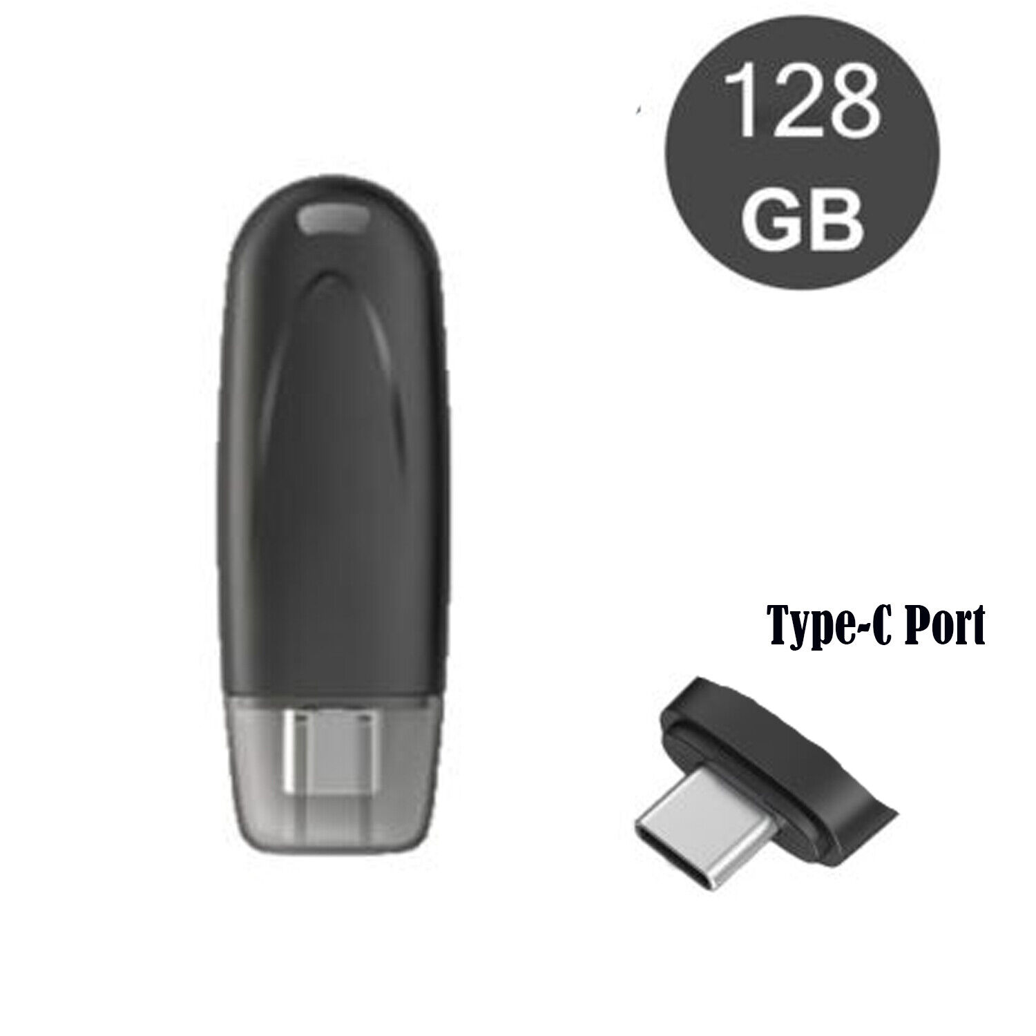 Kootion Type-C USB 2.0 128GB USB Flash Drive Memory For Samsung Android Phone PC