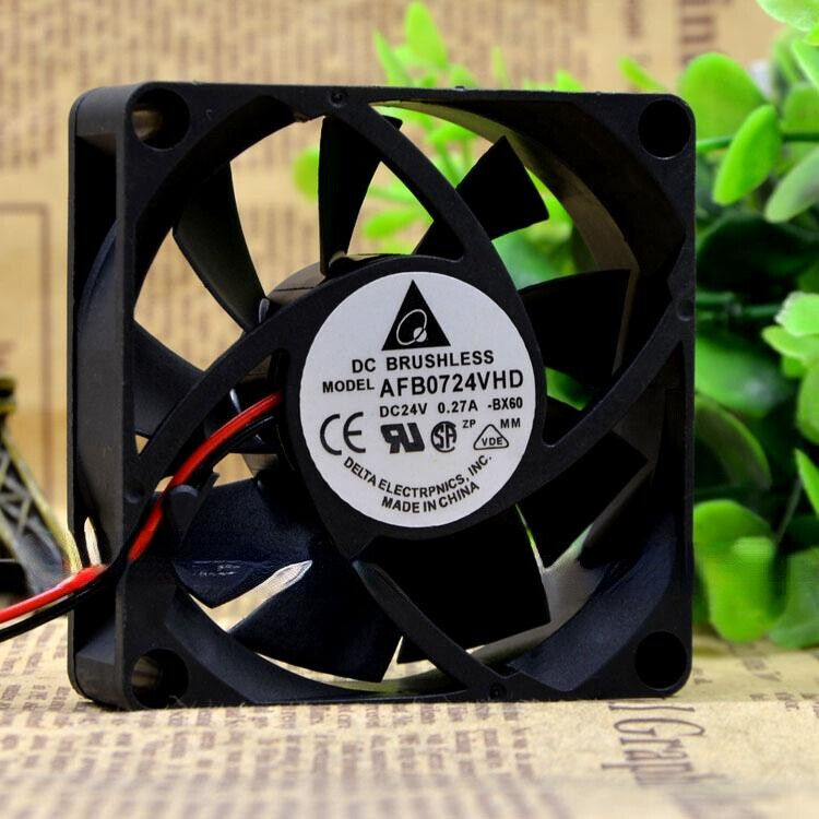 1pc Delta AFB0724VHD 7020 7CM 24V 0.27A  Double Ball Inverter Cooling Fan