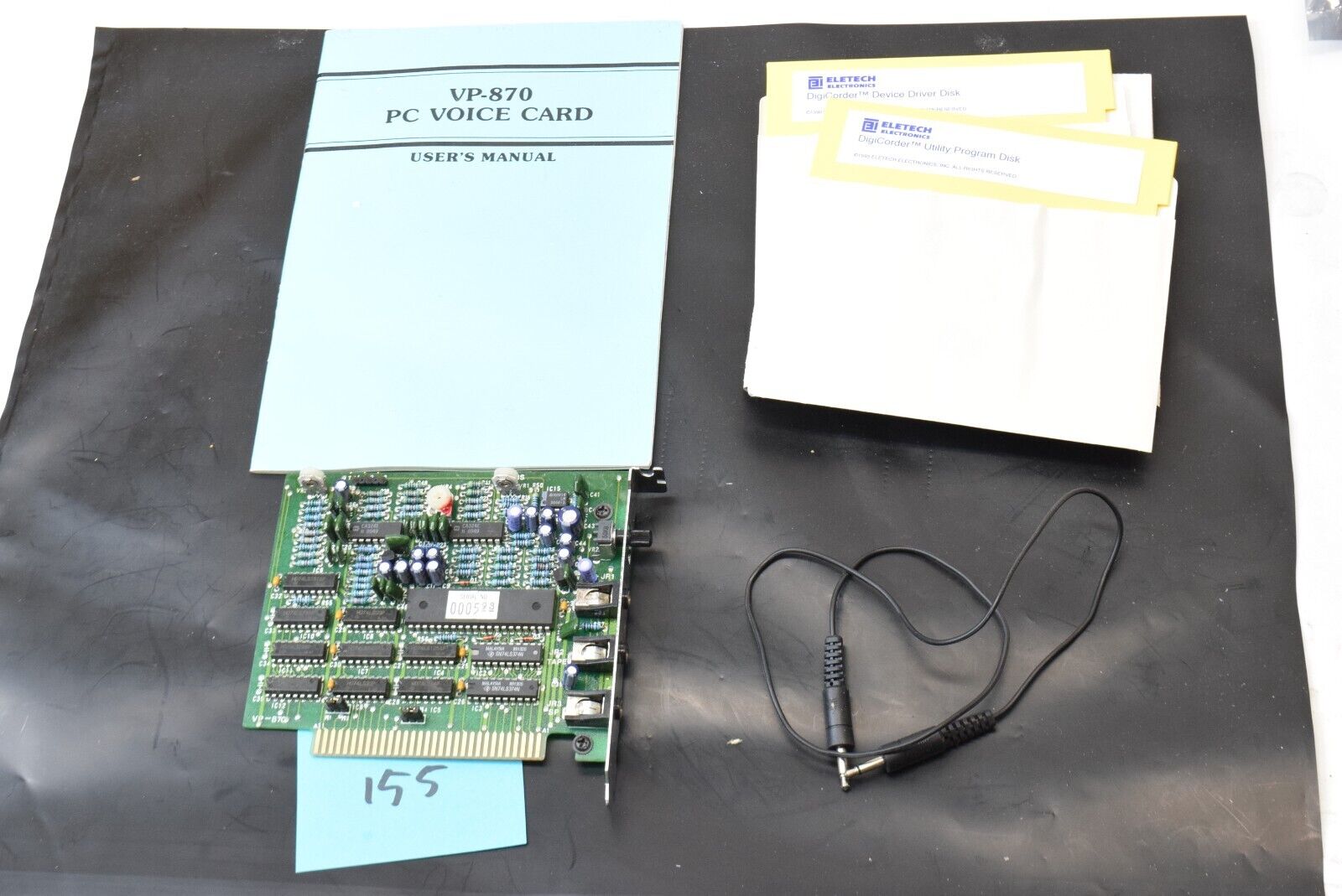Rare Vintage Eletech VP-870 PC Voice Sound Card 8bit ISA for IBM PC XT AT