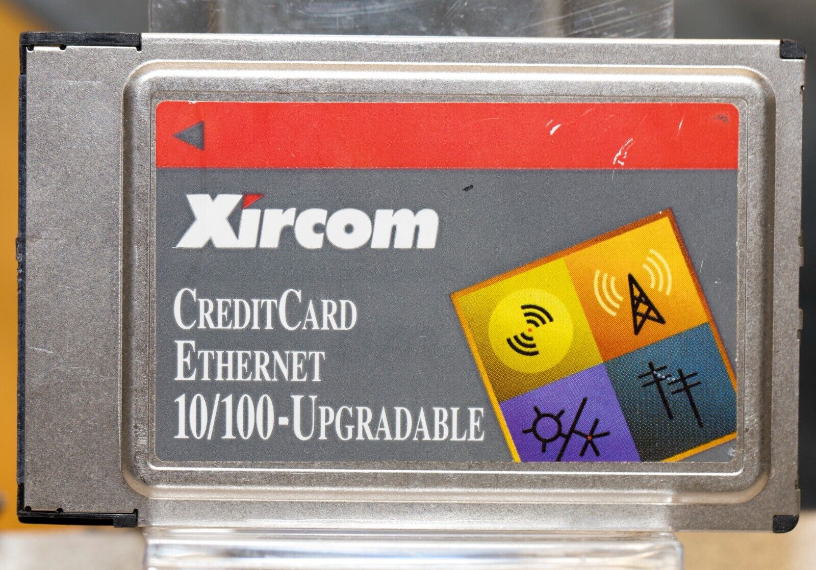 Vintage Xircom CreditCard Ethernet 10/100 Upgradable CE3-10/100 PCMCIA PC Card