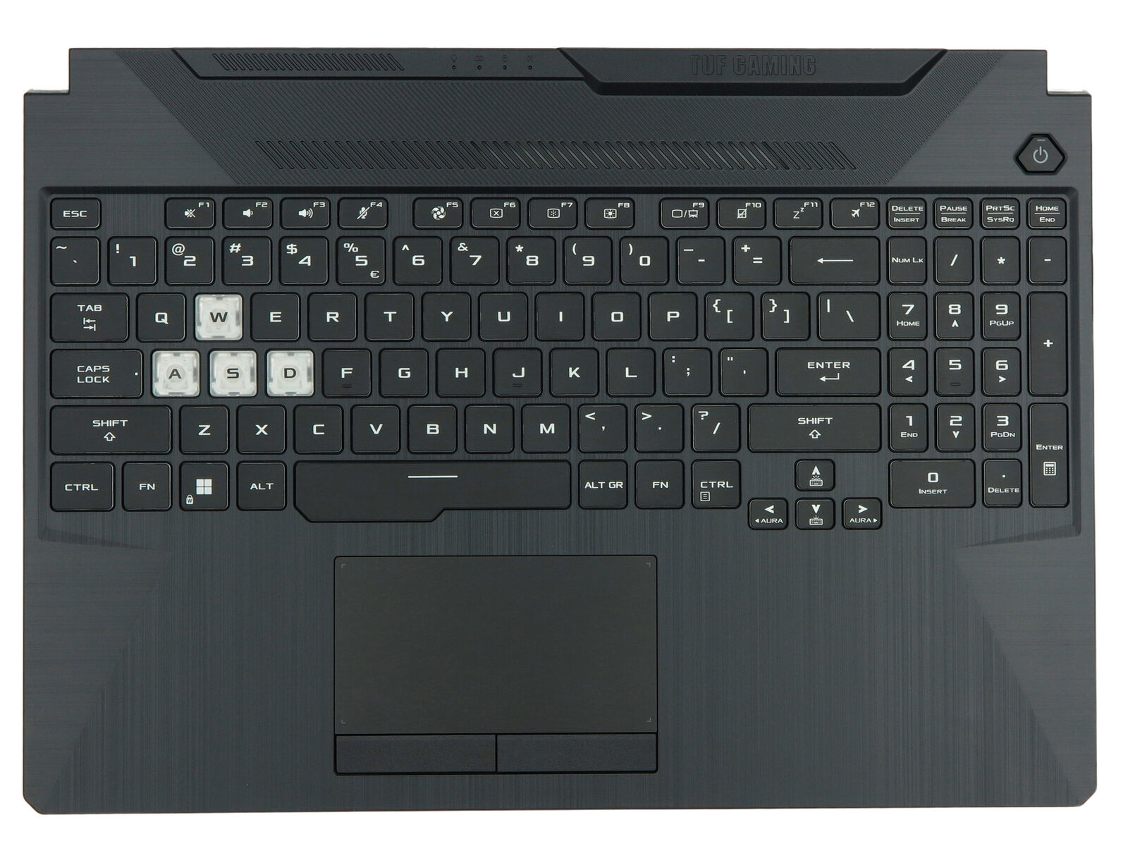 FOR Asus 90NR0703-R30US1 Palmrest Keyboard US-International