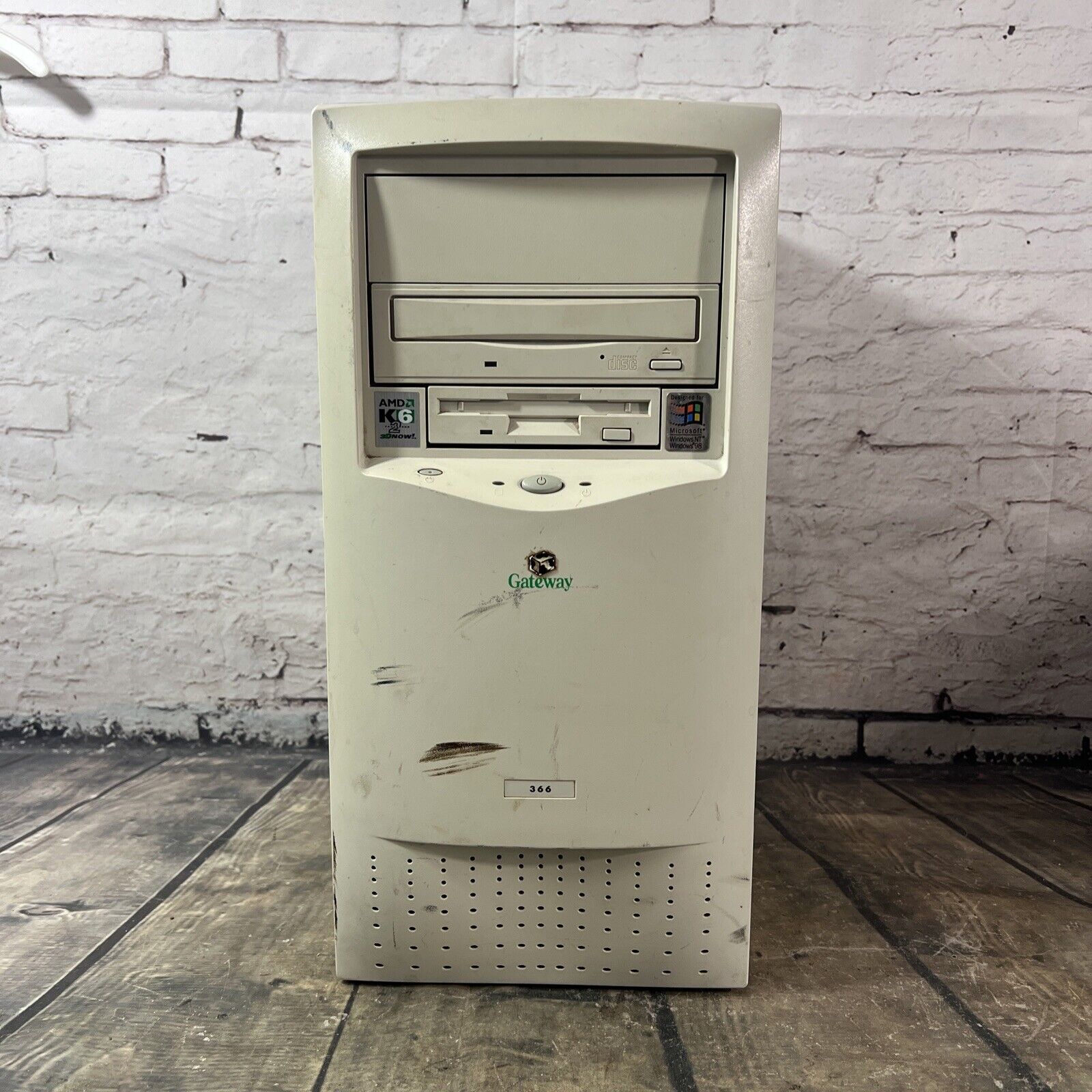 Vintage Gateway Select 366 Computer Only / For Parts