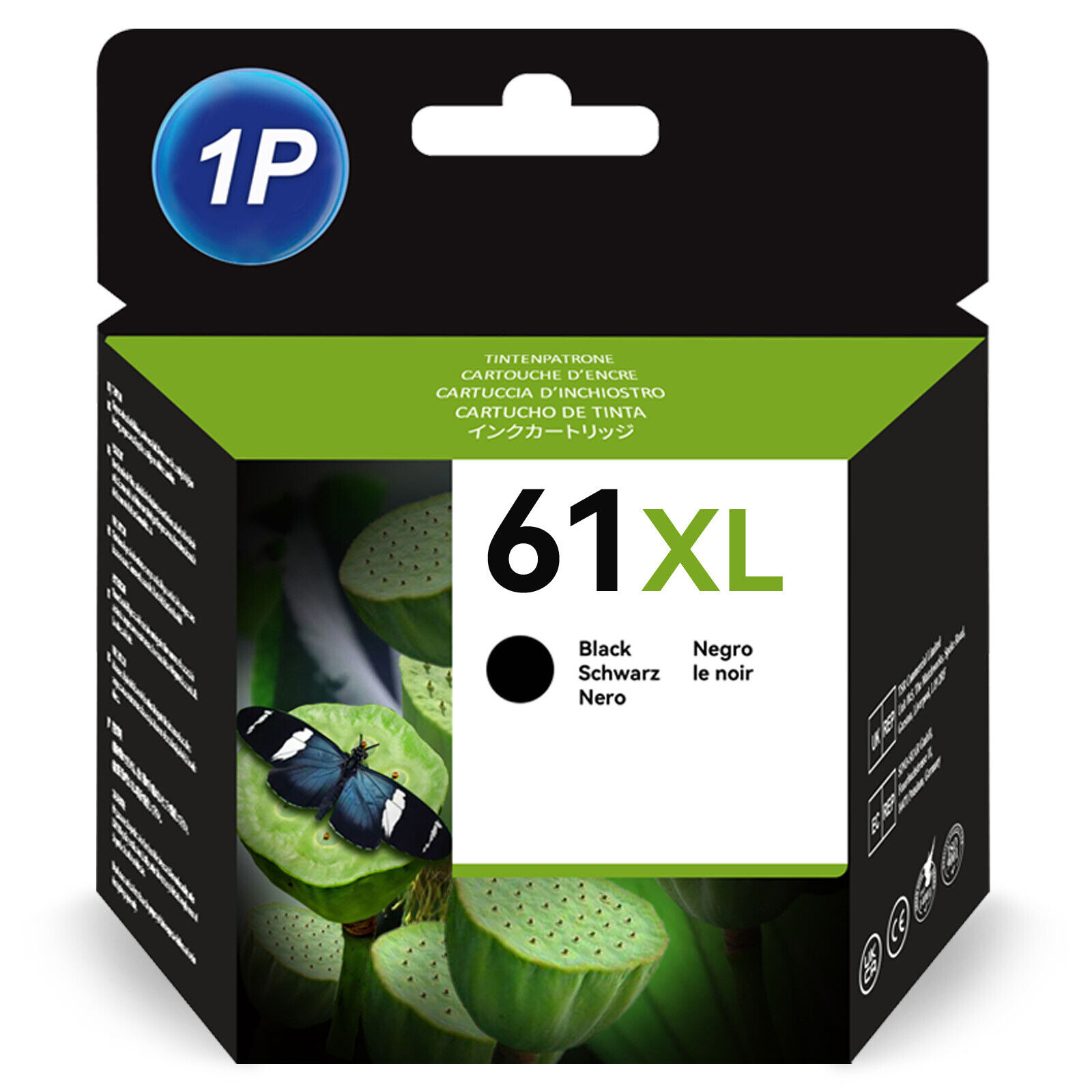 61XL Black Color Ink Cartridge For HP #61XL ENVY 4500 4501 4502 5530 4630 5535