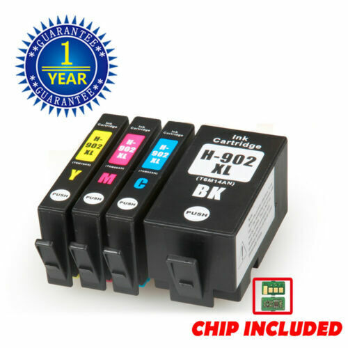 4Pack 902XL Ink Cartridge Compatible for HP OfficeJet 6978 6968 6954 High Yield