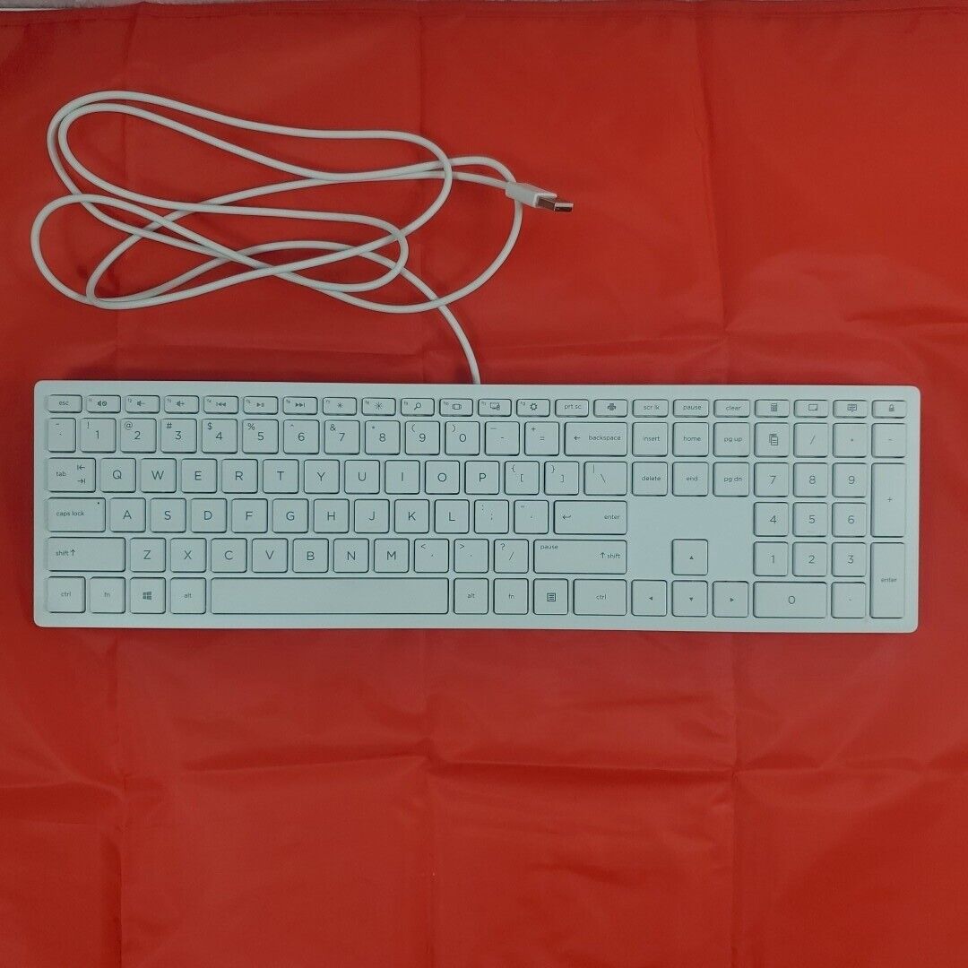HP Lifestyle Wired  Keyboard  White Model# TPC-P001K