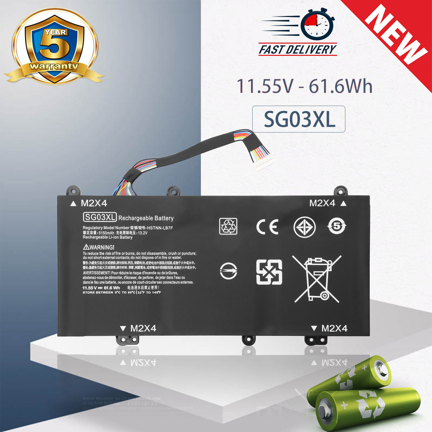 SG03XL 849048-421 Battery For HP Envy M7 M7-u009dx M7-u109dx 17t-u100 17-u163cl