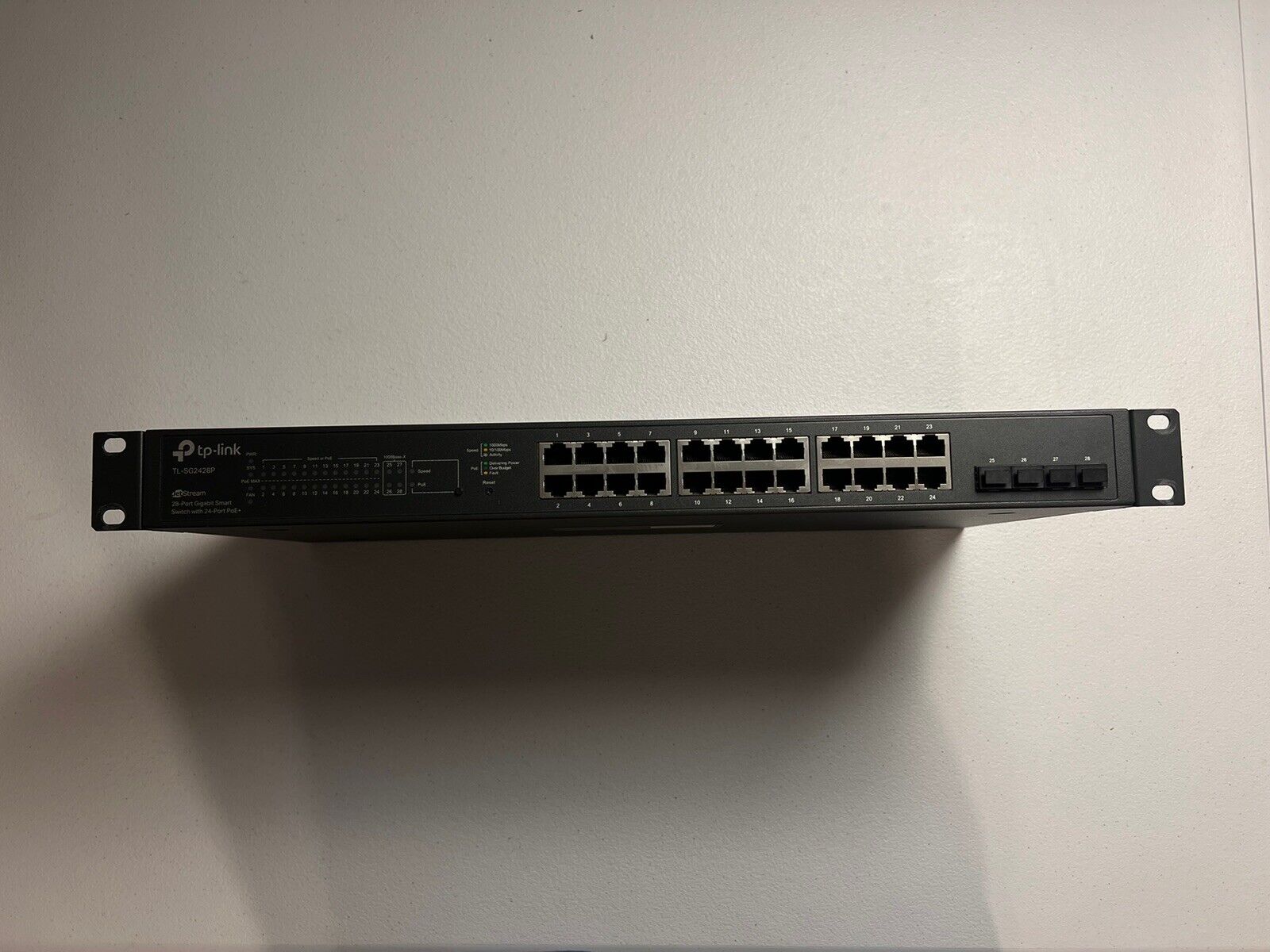 TP-Link JetStream TL-SG2428P 28-Port Gigabit Ethernet PoE+ Ethernet Switch