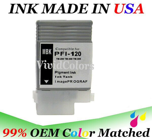VC PFI-120 PFI120 Ink For Canon ImagePROGRAF TM200 TM300 TM305 GP-200 GP-300