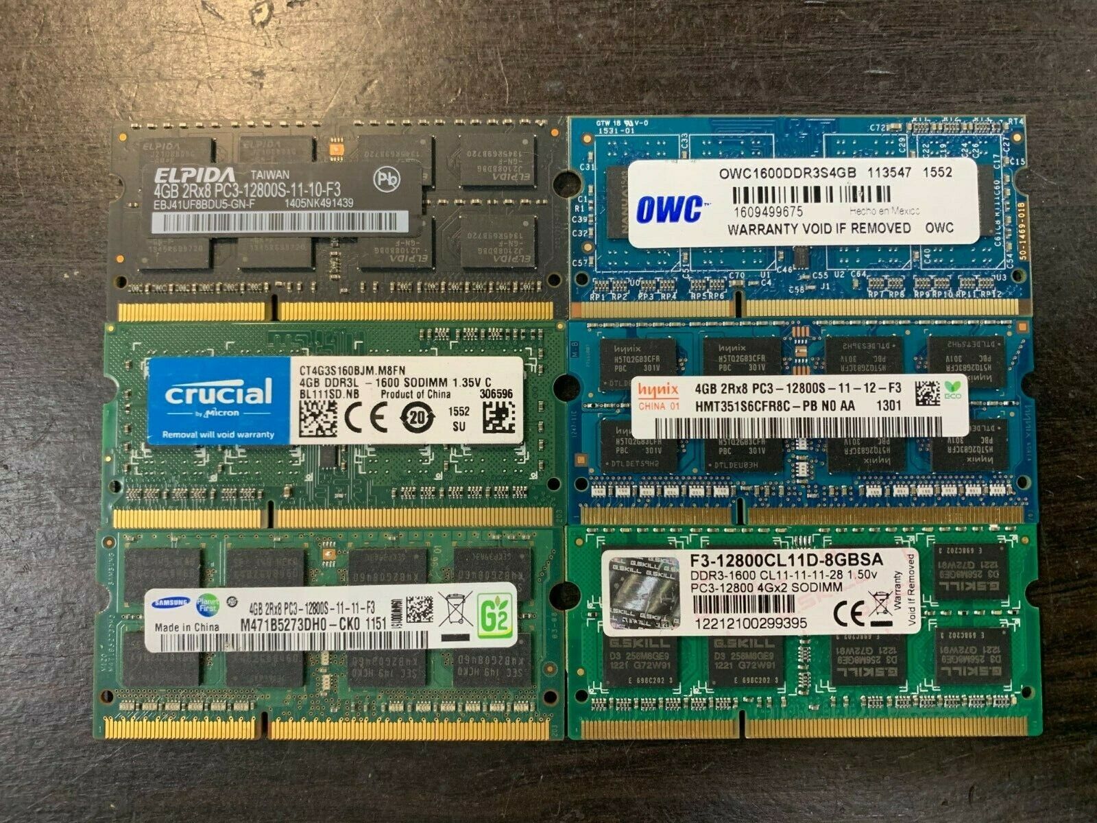 4GB PC3-10600 DDR3 Single Stick MEMORY RAM SAMSUNG HYNIX CRUCIAL RANDOM --