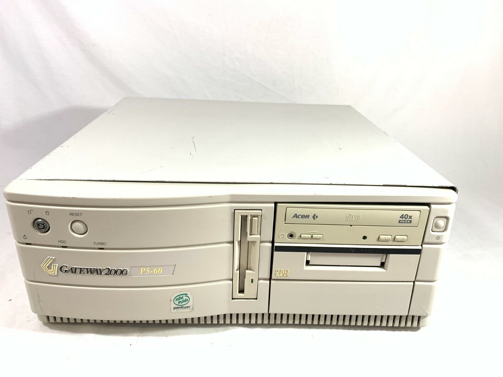 Vintage Gateway 2000 P5-60 Pentium MMX 166MHz Desktop Boots BABY AT