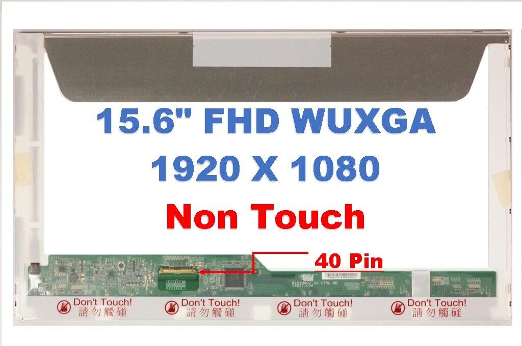 DELL F2J5X LAPTOP LED LCD Screen 0F2J5X B156HW02 V.1 15.6