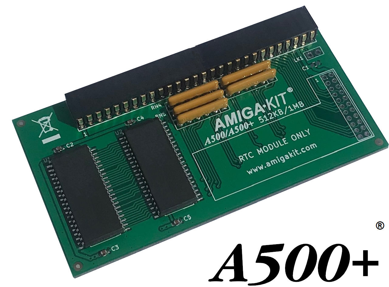A500+ 1MB MEMORY RAM EXPANSION COMMODORE AMIGA 500 PLUS NEW FROM AMIGA KIT 0502