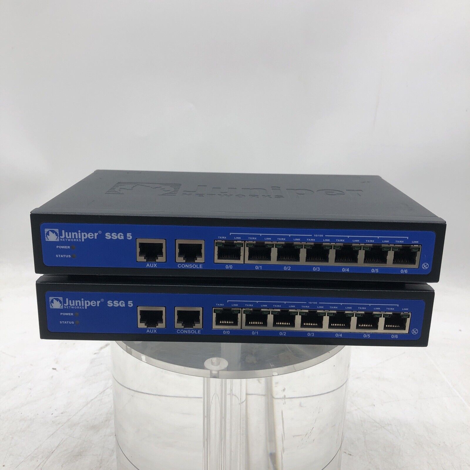 2x Juniper Networks SSG 5 Secure Services Gateway Security Appliance SSG-5-SB.