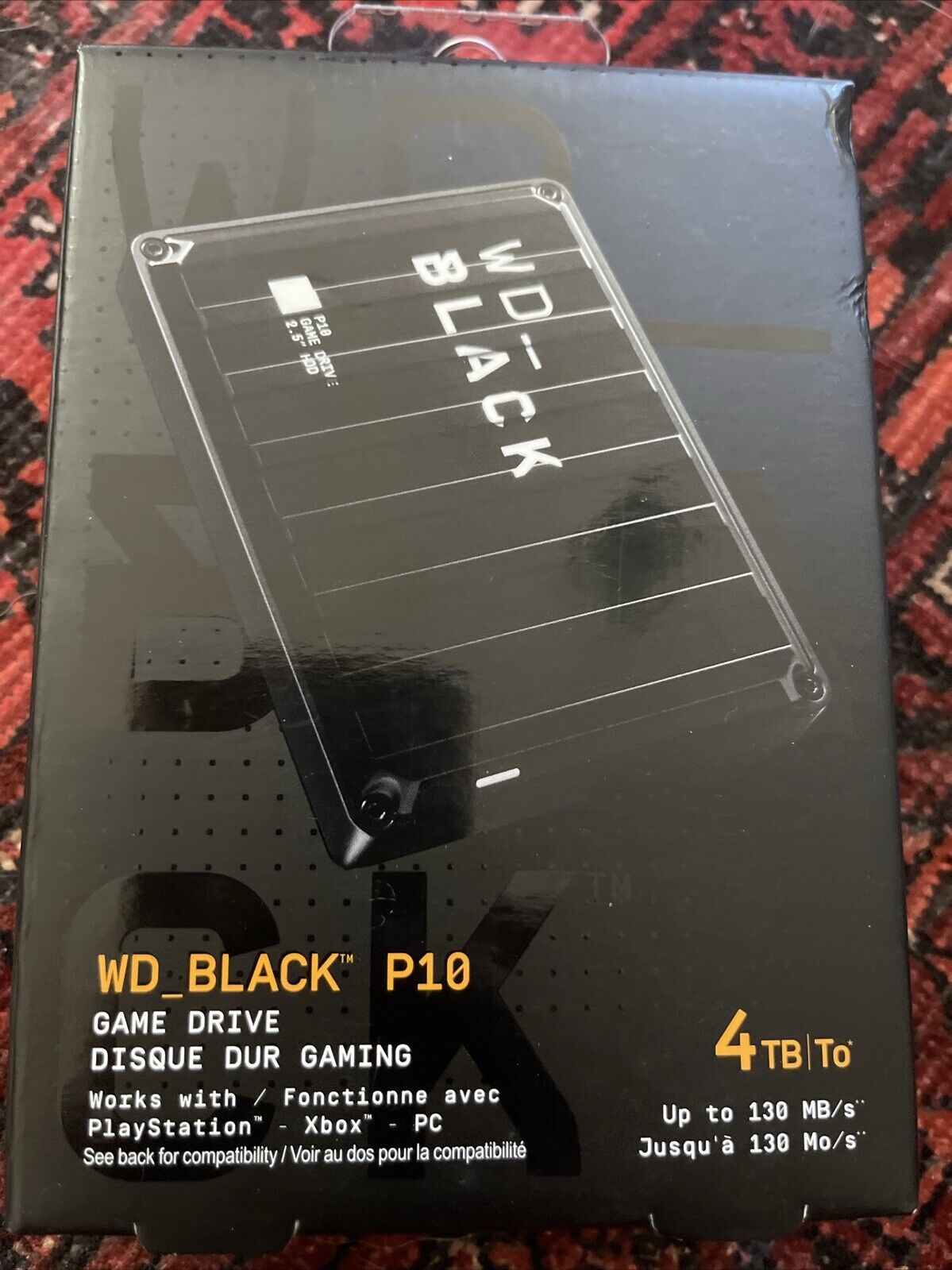 Western Digital WD Black P10 4TB External 2.5 in Hard Drive NEW Sealed ✅