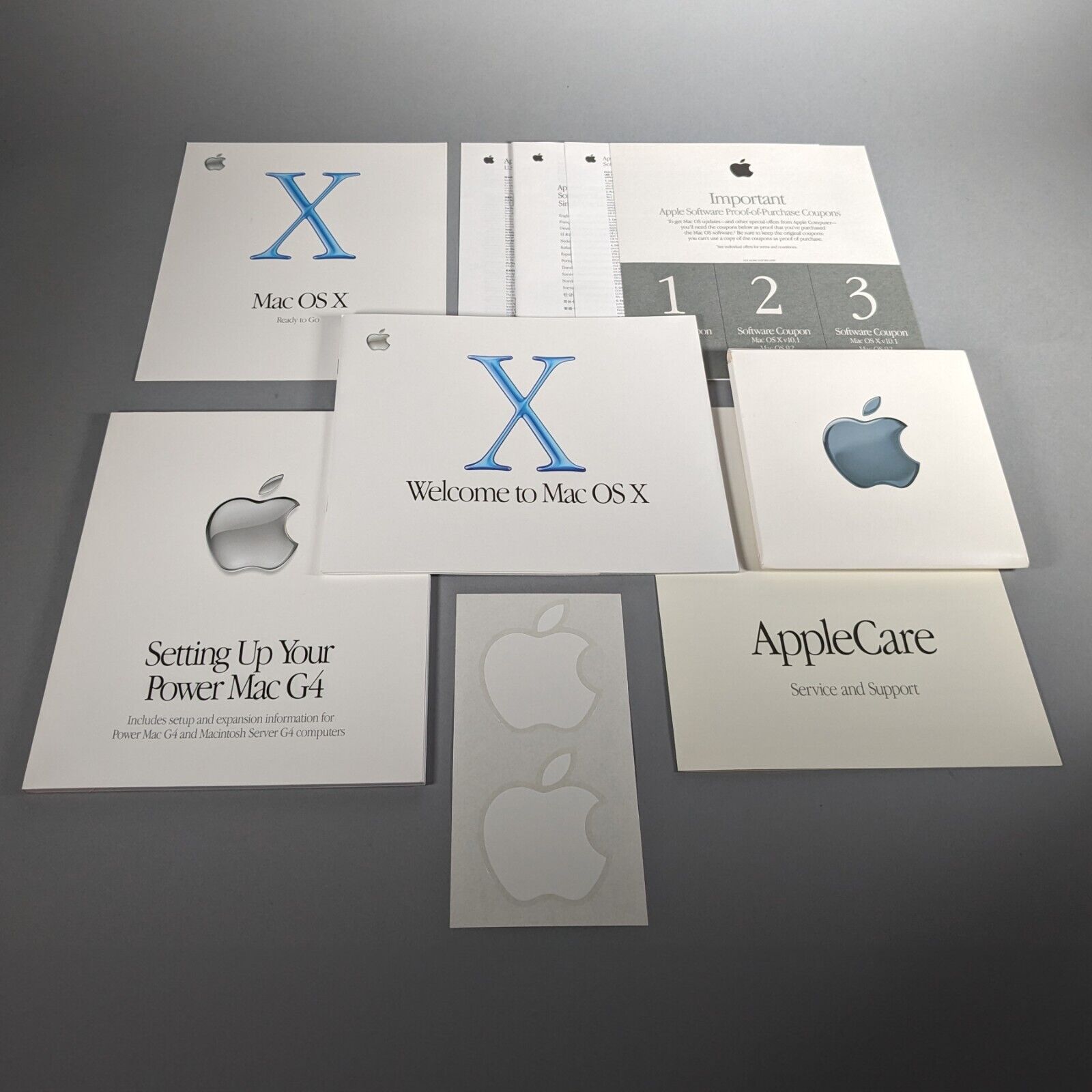 Power Mac G4 • Print & CDs • OS 9.2.1 & 10.1 • Complete • Vintage • Mint