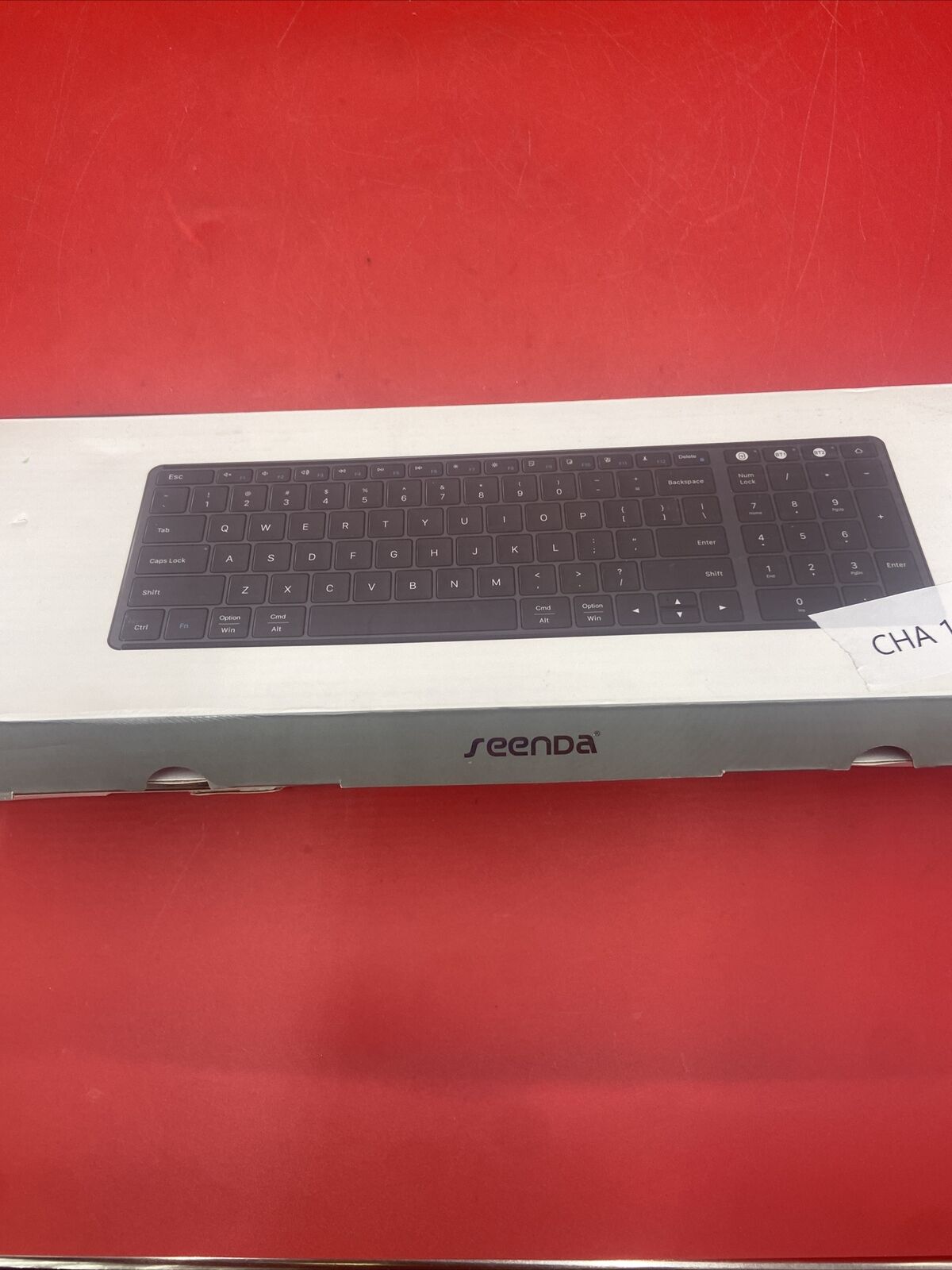 seenda Wireless Keyboard - Multi-Device (2.4G+Dual Bluetooth 4.0) Rechargeabl...