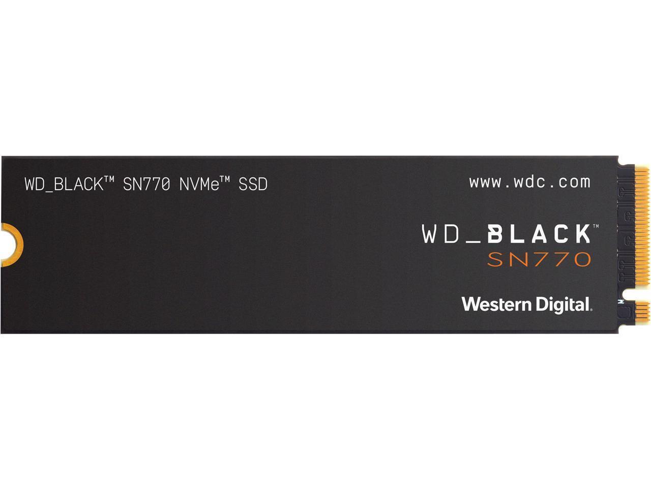 Western Digital WD_BLACK SN770 M.2 2280 250GB PCIe Gen4 16GT/s, up to 4 Lanes