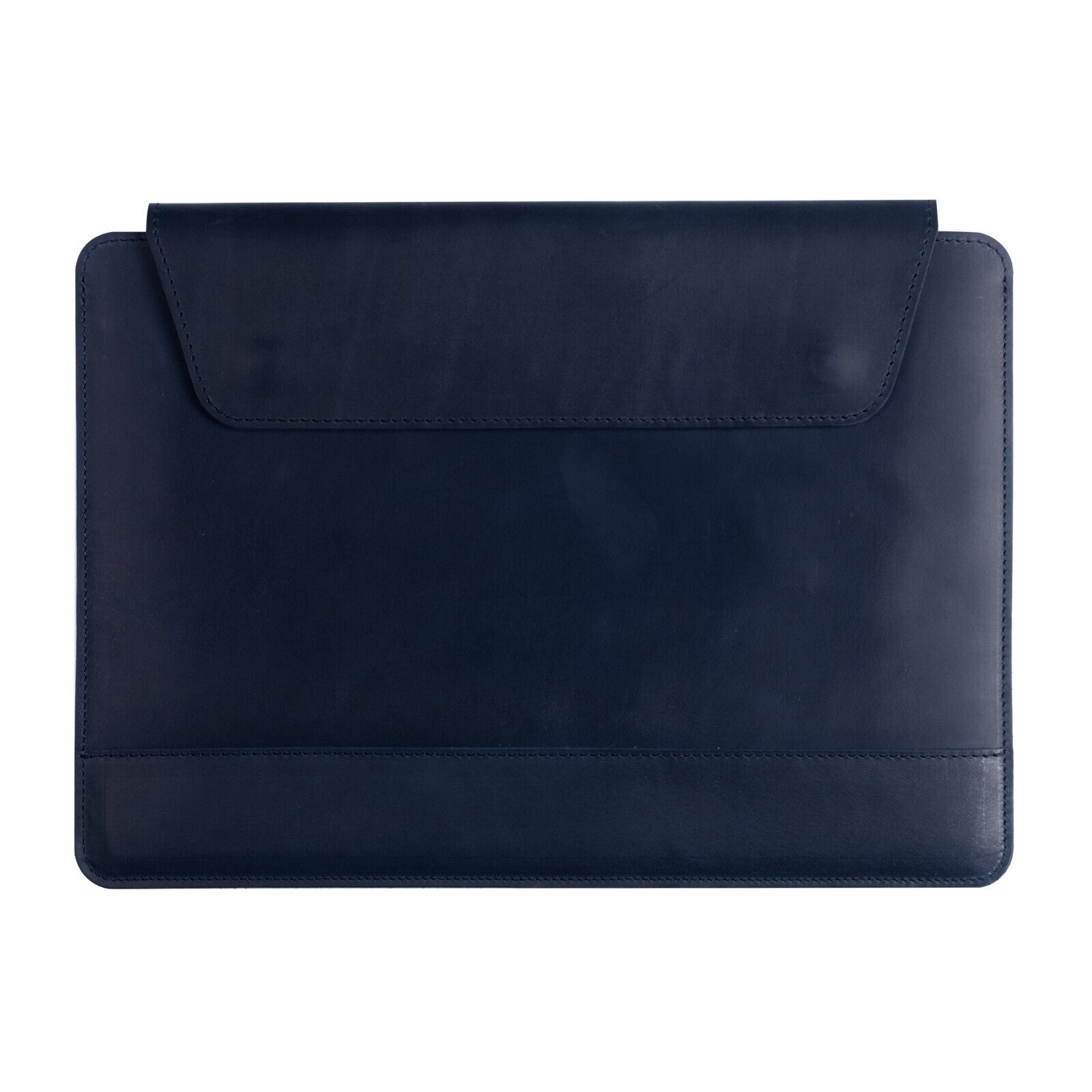 Handmade Genuine Leather macbook sleeve case for macbook air pro 12 13 15 blue