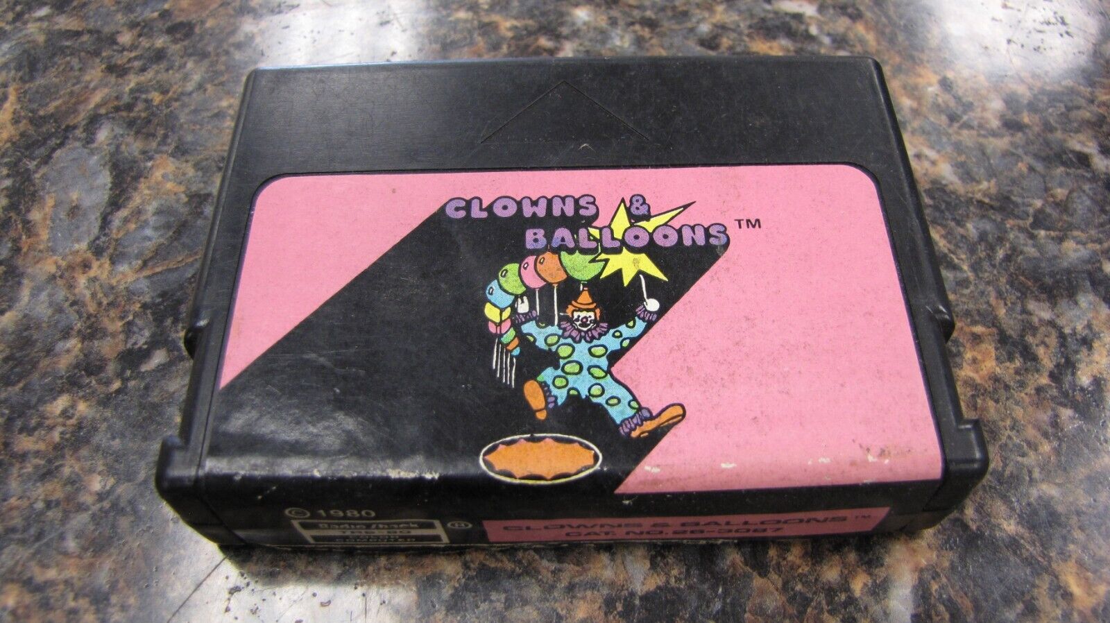Vintage Clowns & Balloons Cartridge by Radio Shack 26-3087 for TRS-80 Color PC