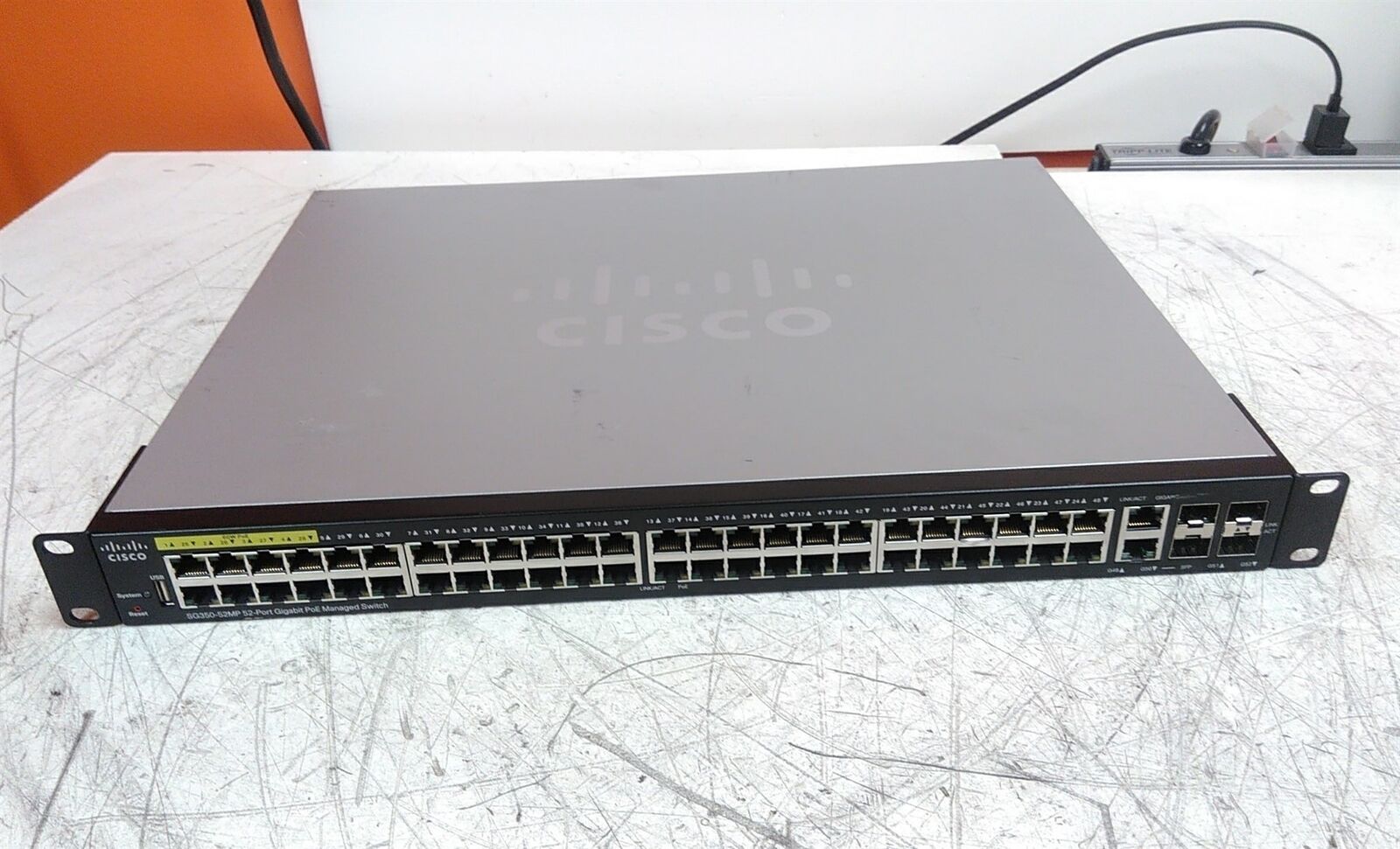 Cisco SG350-52MP 52-Port Gigabit PoE Ethernet Switch 