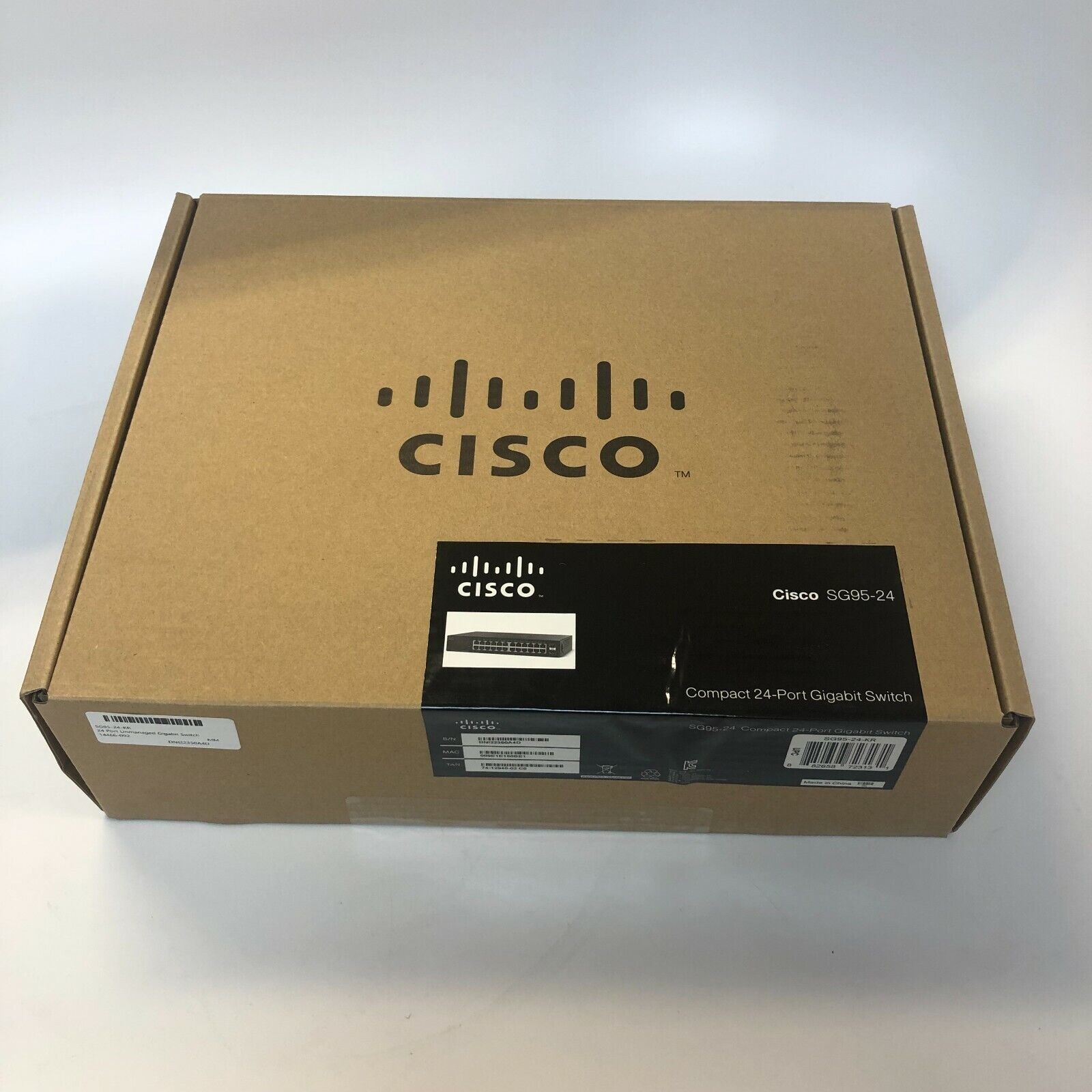Cisco SG95-24 24-Port Compact Gigabit Switch - NEW, FACTORY SEALED