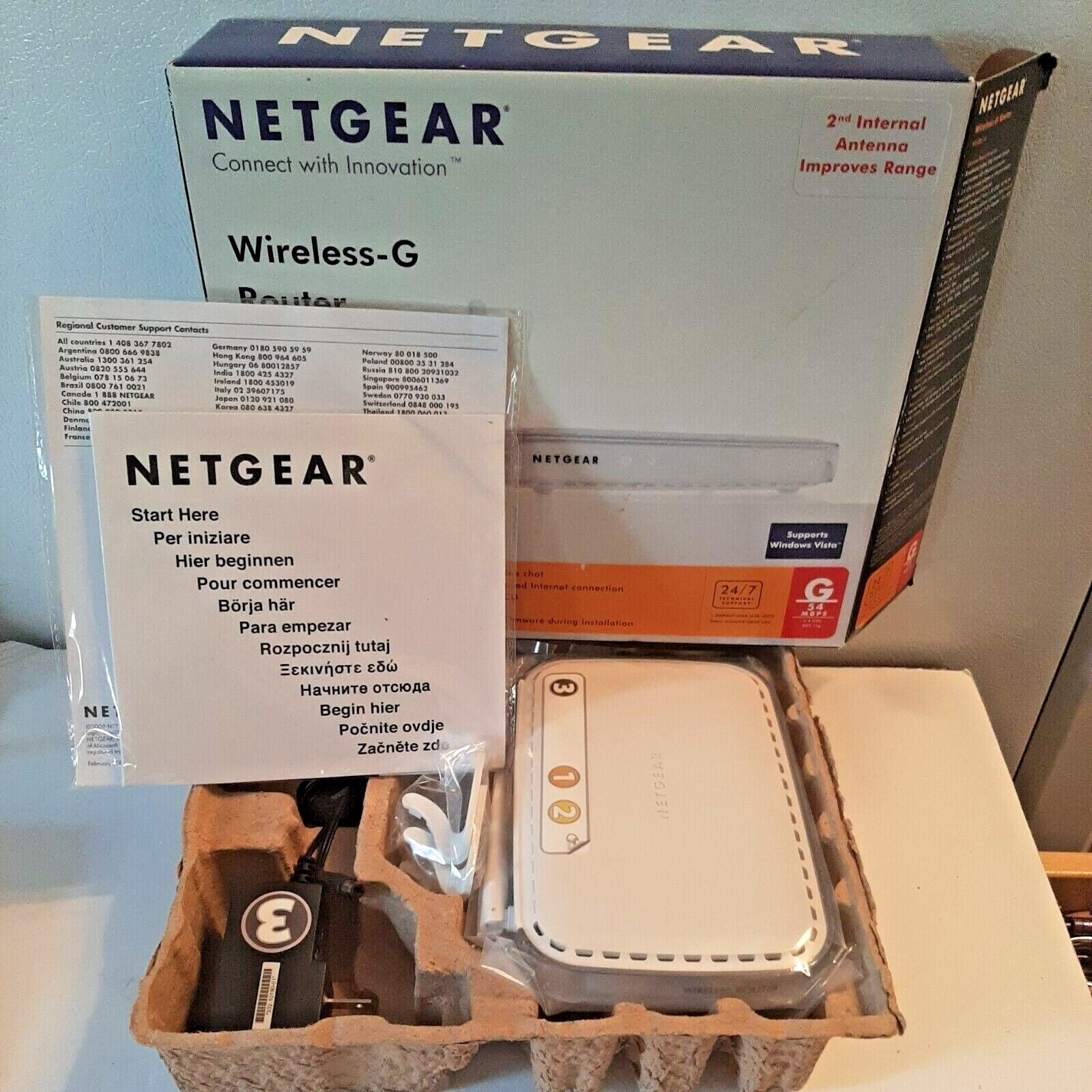 NetGear WGR614 54 Mbps Wireless G Secured Router 2.4 GHz