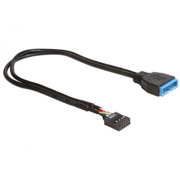 USB 2.0 To USB 3.0/3.1 Adapter Motherboard Header 19pin To 9pin Case MB Cable