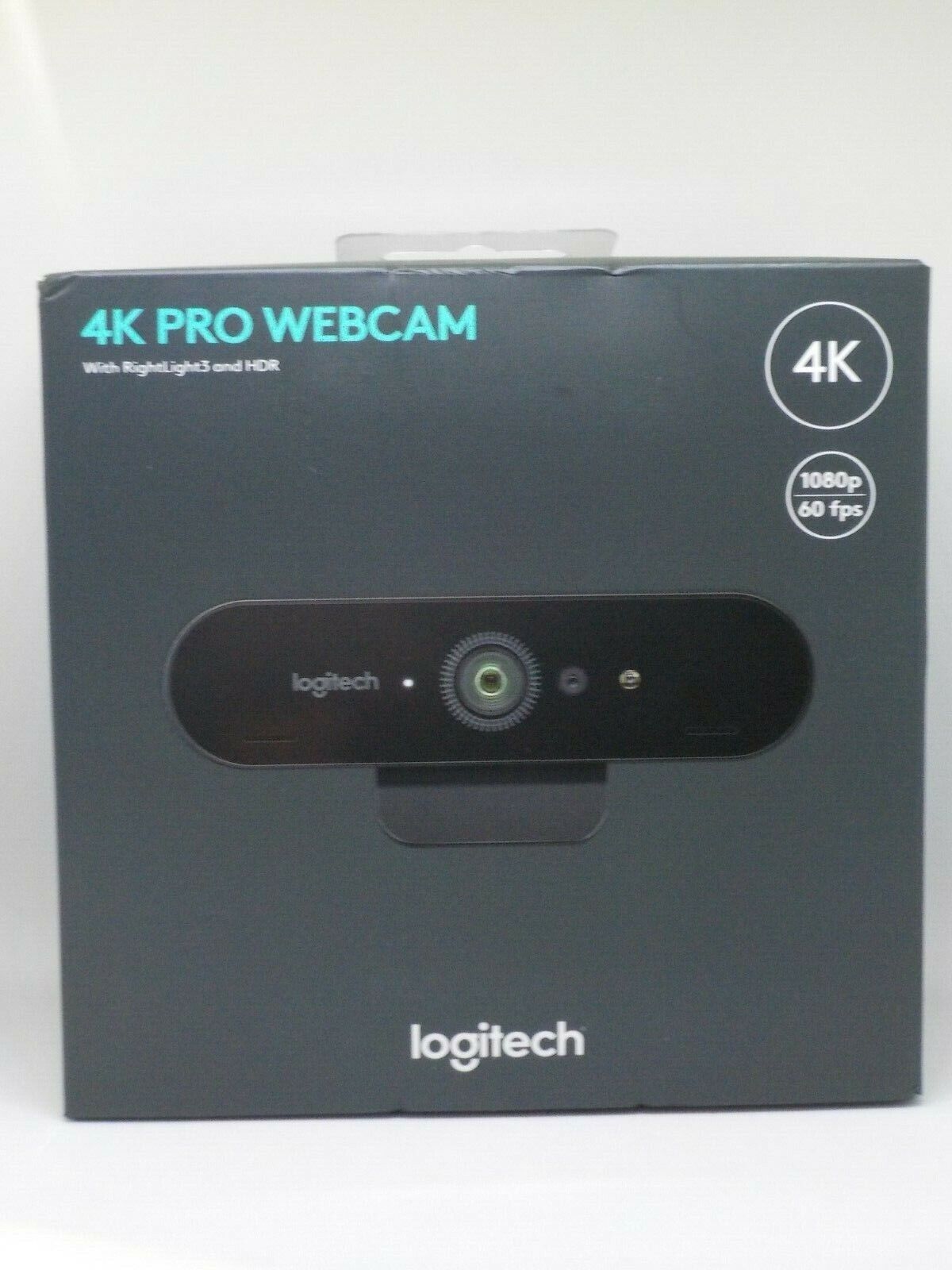 New Logitech 4K Webcam-90ps-USB 3.0-4096 X 2160 Video-Auto-Focus 5X Digital Zoom