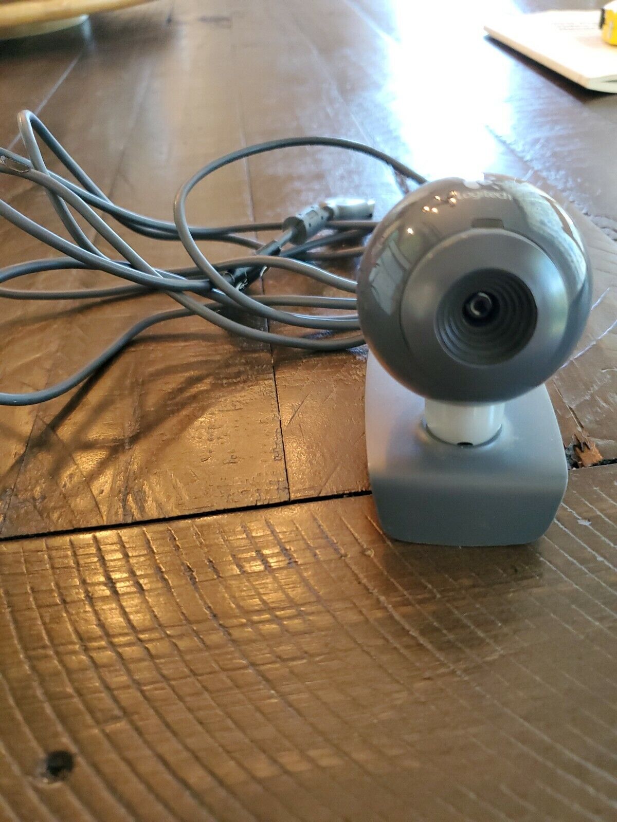Logitech Webcam C200 USB V-U0011 Manual Focus Black Grey TESTED