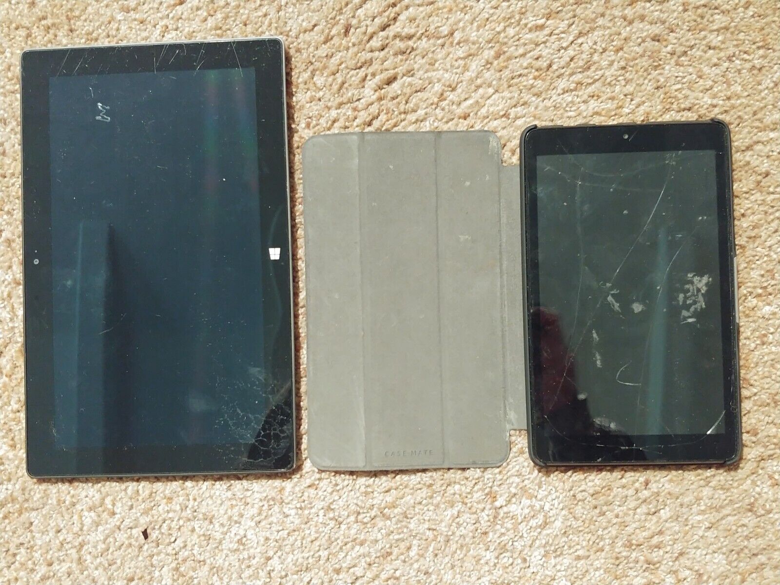 Lot Of Two Tablets - Brand/Model/Working Condition Unknown