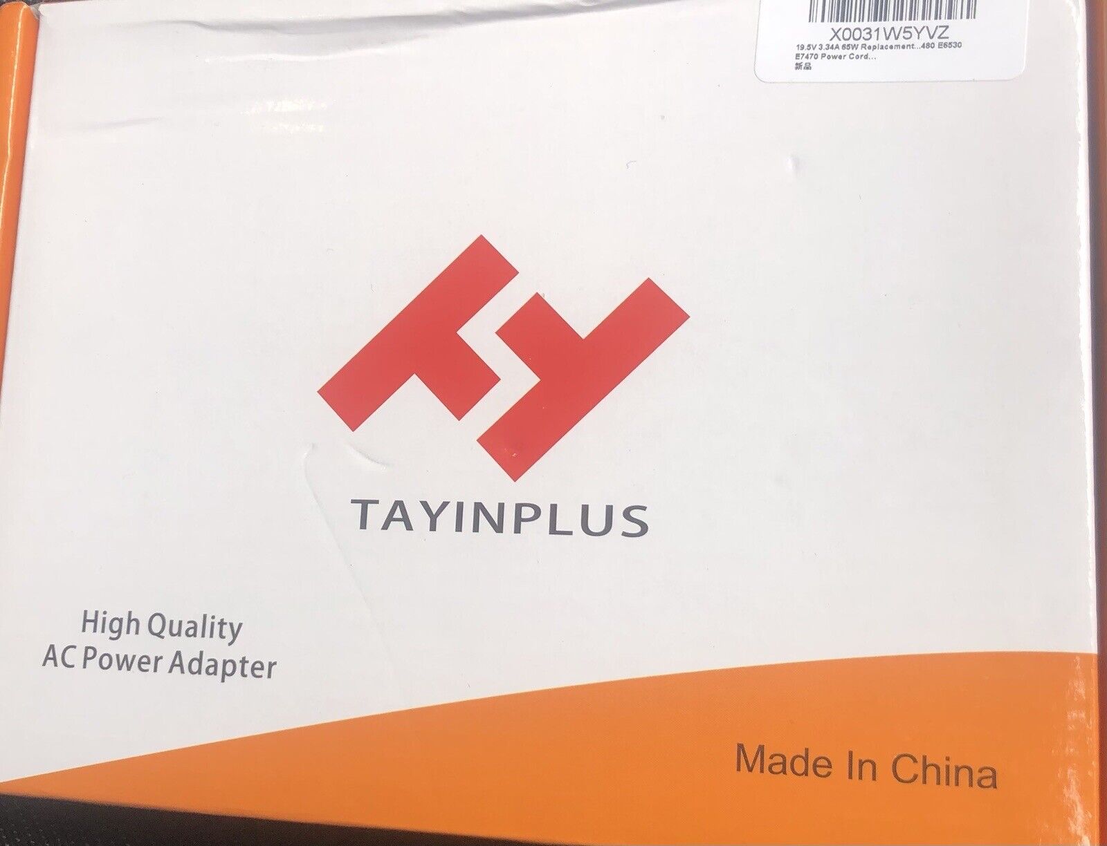 Tayunplus High Quality AC Power Adapter  laptop power supply 19.5v 3.42A 65W New