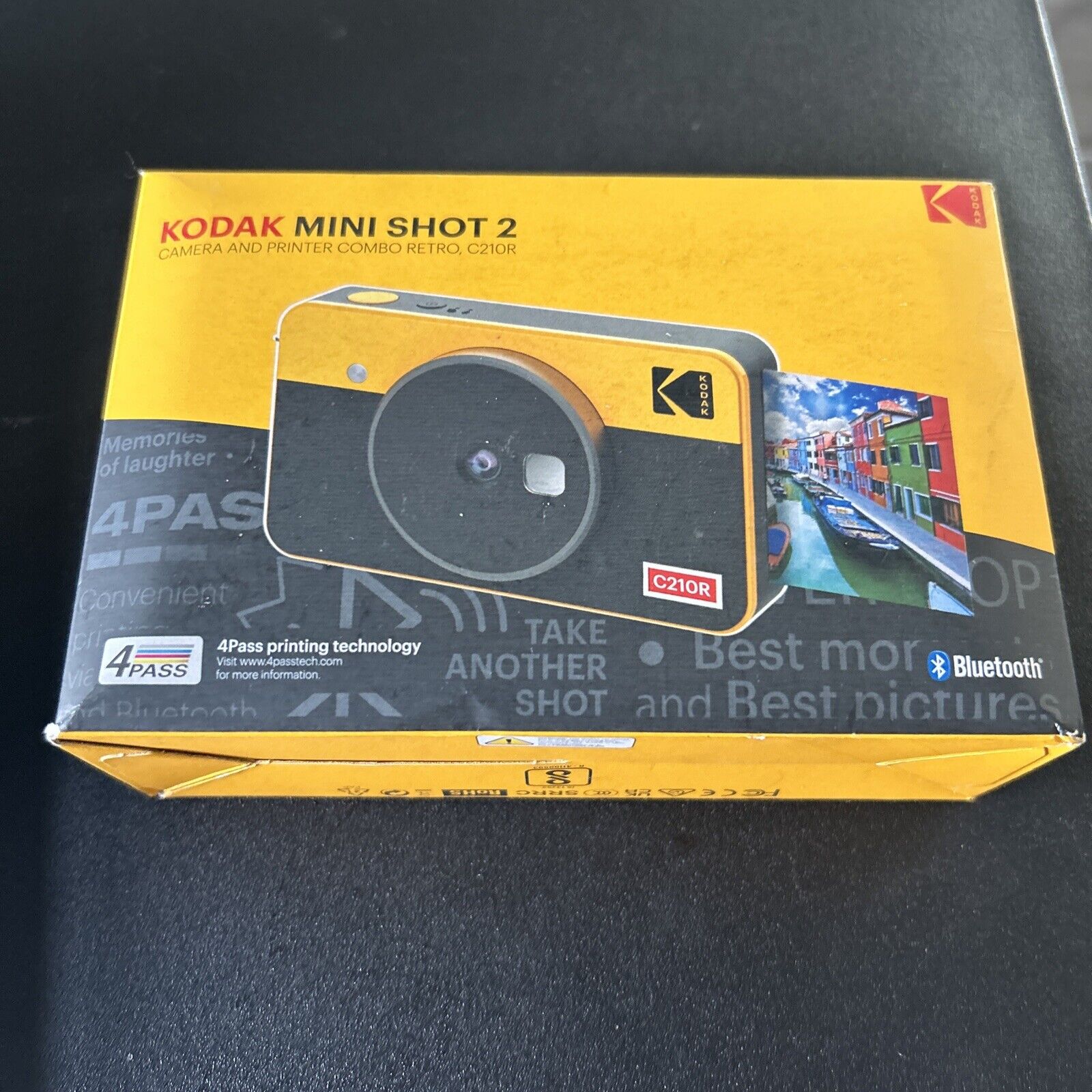Kodak Mini Shot 2 Retro 2.1x3.4 Portable Wireless Instant Camera & Photo Print