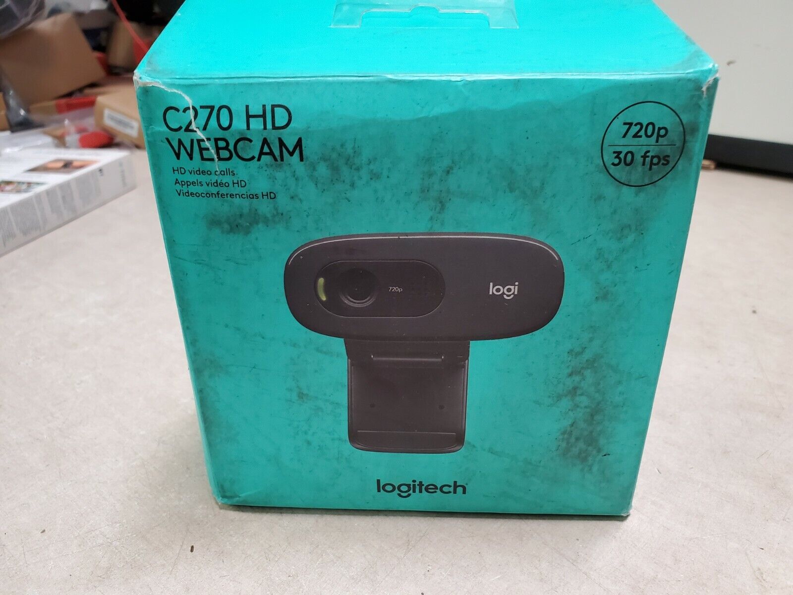 Logitech C270 Desktop or Laptop Webcam, HD 720p Widescreen A GRADE