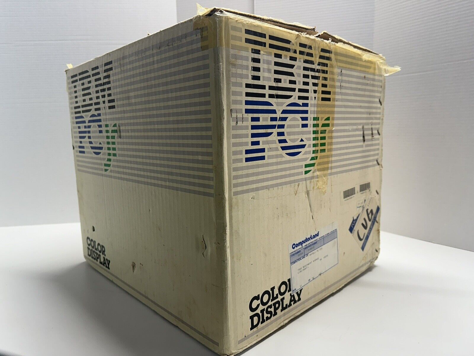 IBM PC Jr  Color Monitor Model 4863 Tested Working In Original Box Vintage