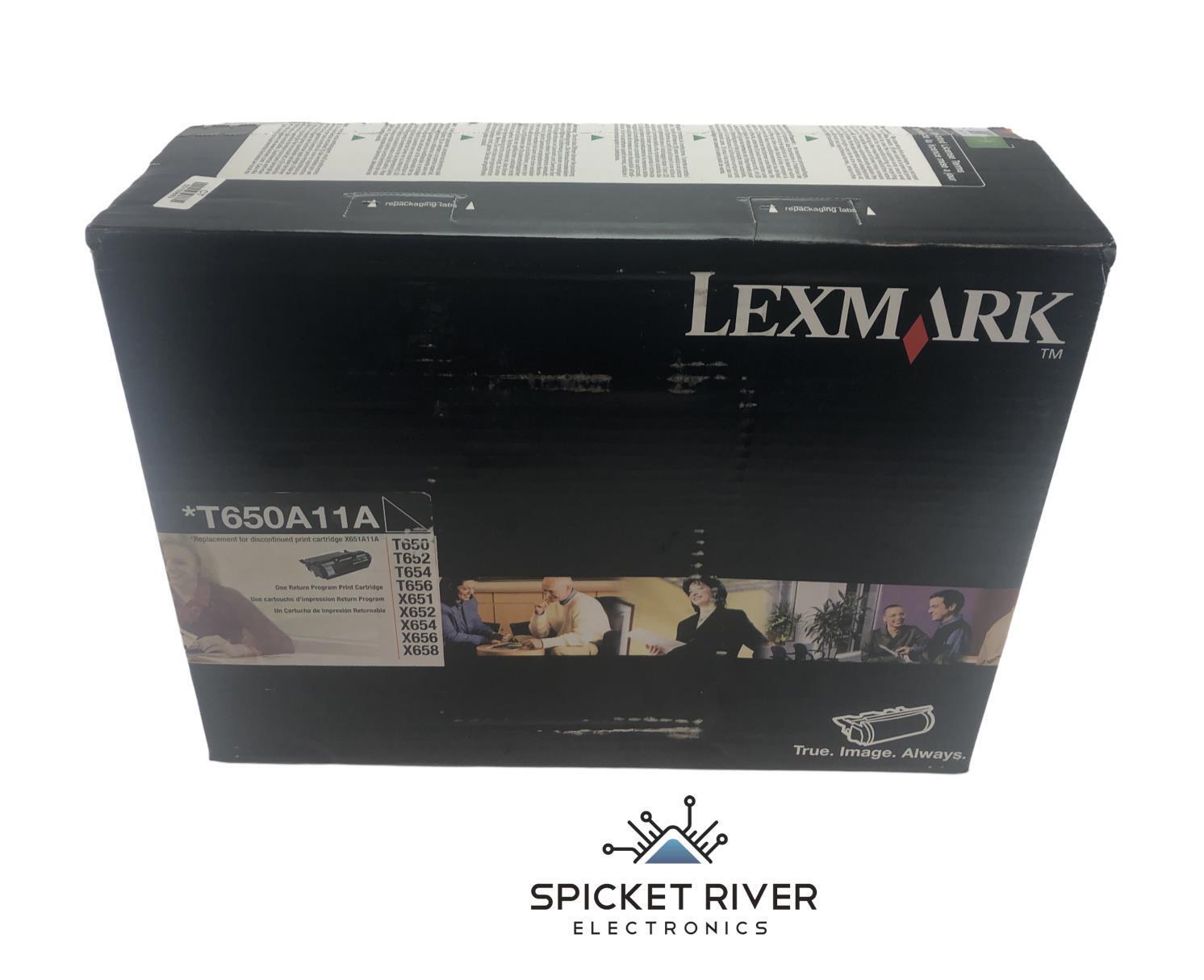 NEW - Genuine - Lexmark T650A11A Printer Toner Cartridge - Black