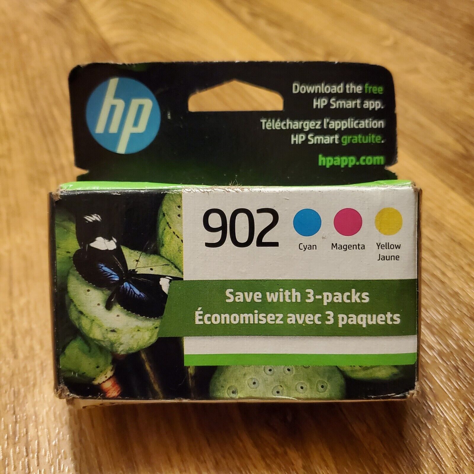 Original HP 902 Ink Cartridge Cyan Magenta Yellow (3-pack) Exp Sept 2024 New