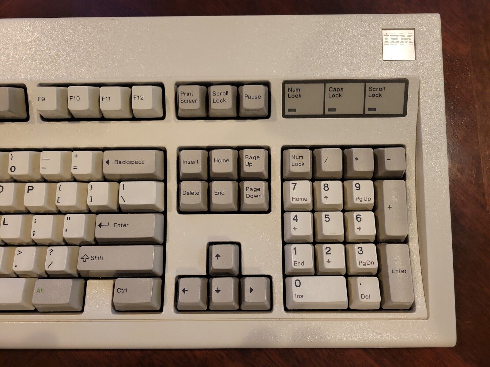 Vintage IBM AT (Silver Label) Mar 27, 1987 Model M, Clicky Keyboard, P/N 1390131