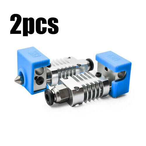 2pcs For Ender 3 5 Pro CR10 CR10S CR20 Metal Hotend Hot End Extruder All Upgrade