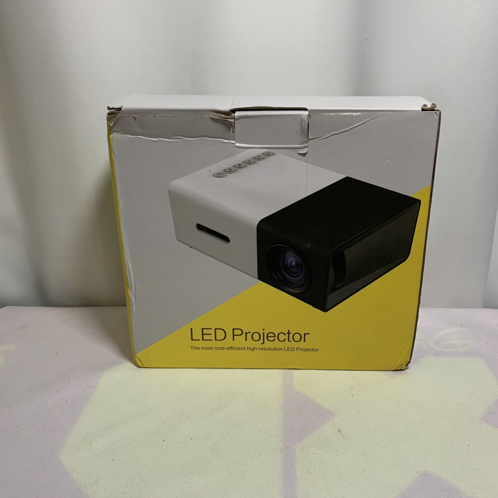 PVO Mini Projector 1080P Full HD Portable Movie Outdoor , Multimedia Connection