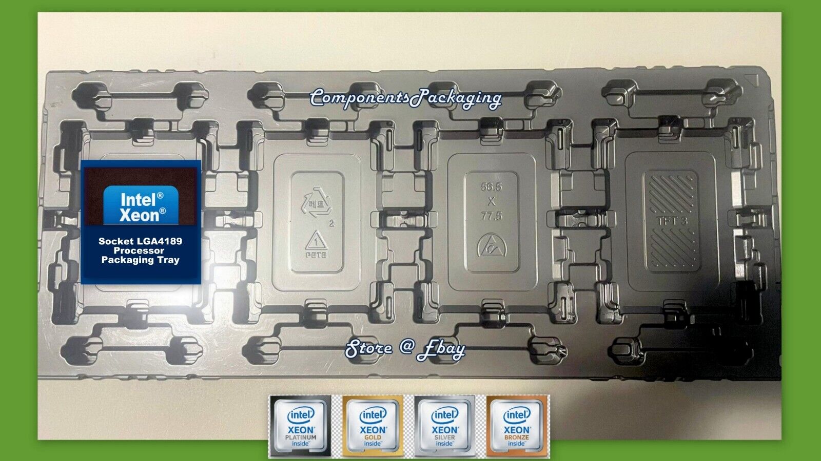 Intel Ice Lake Xeon Processor Tray for Socket LGA4189 CPU - Lot of 2 5 12 18 30