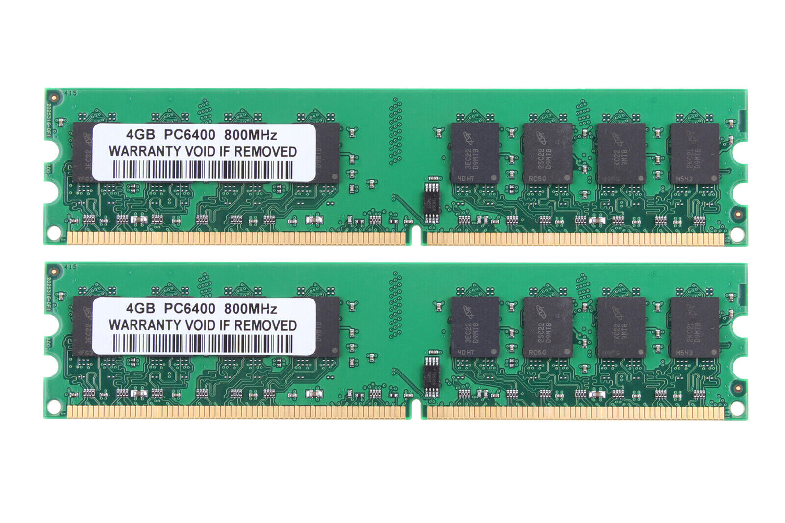 DDR2 RAM 8 GB 2X 4 GB 2Rx4 PC2-6400 800Mhz 240Pin Desktop Memory Only AMD CPU