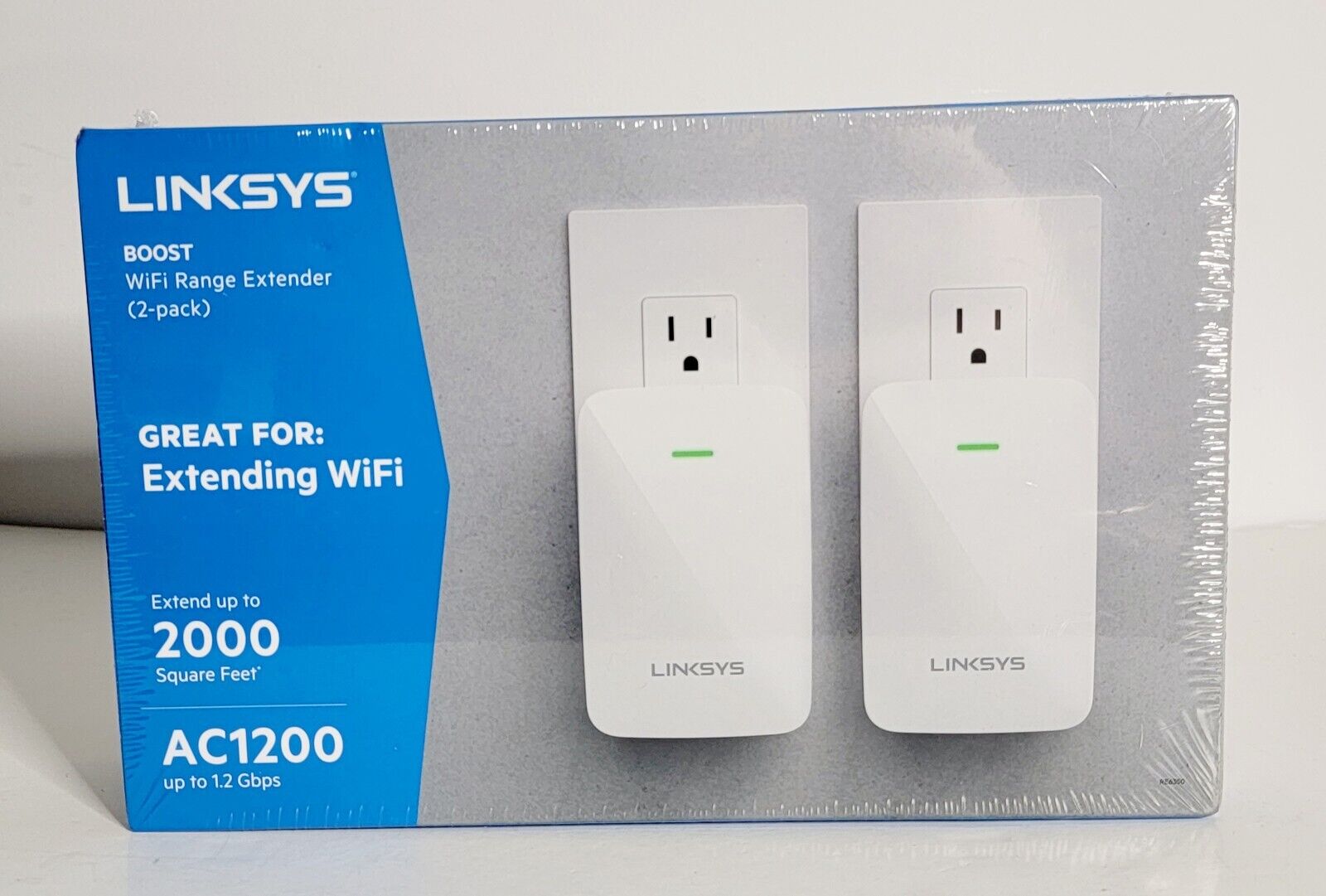 Linksys AC1200 Boost WiFi Range Extender Up To 1.2 Gbps New Sealed Pack Of 2